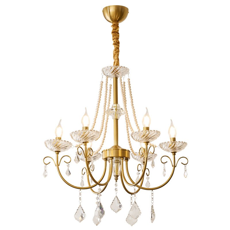Lustra Chandelier Perle Cristal Élégant Classique - Neutralighting
