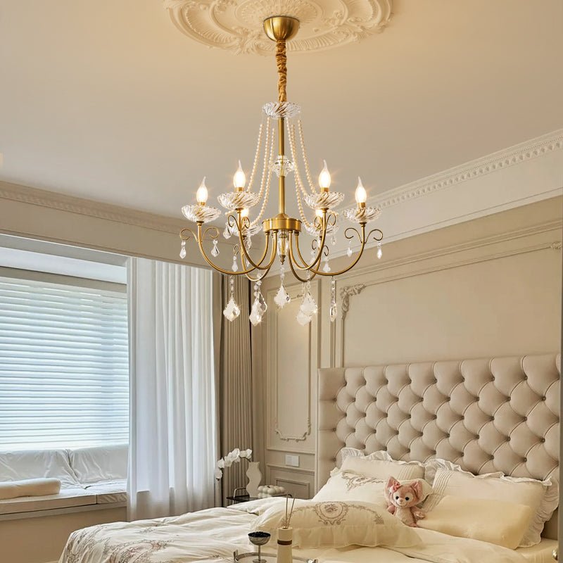Lustra Chandelier Perle Cristal Élégant Classique - Neutralighting