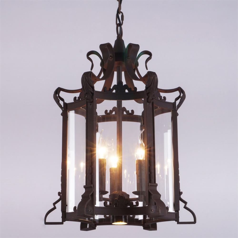 Venoryra Vintage Unique Rust Metal Chandelier - Lamp Copper