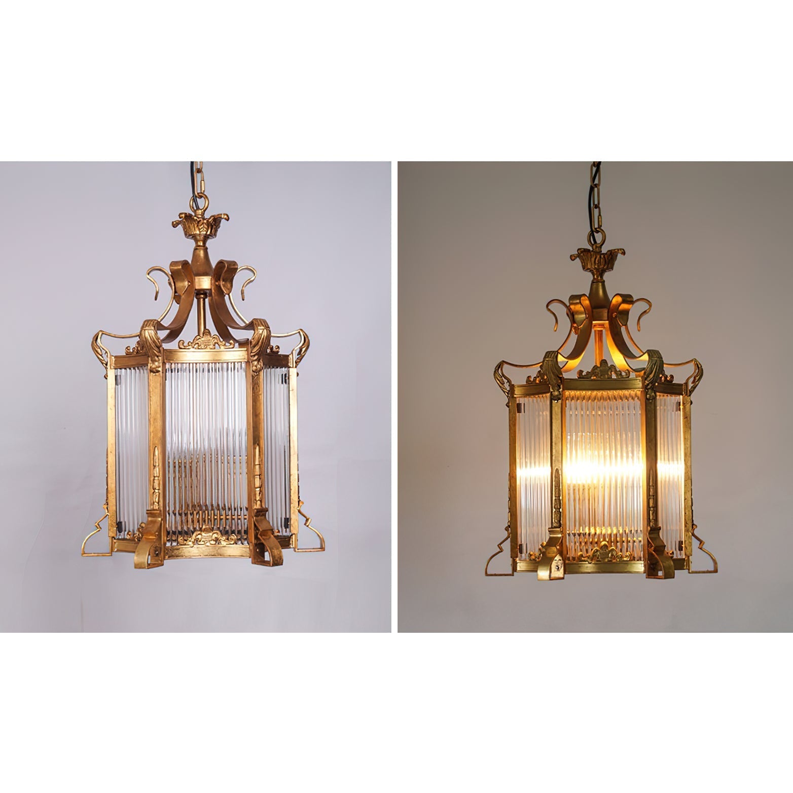 Venoryra Vintage Unique Rust Metal Chandelier - Lamp Copper