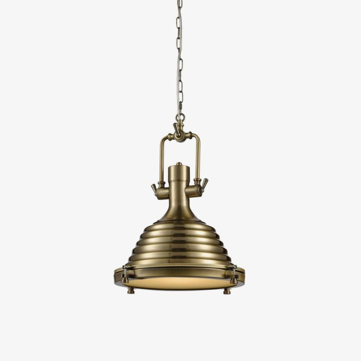 Solara Lampe Suspendue en Laiton Industrielle - Neutralighting