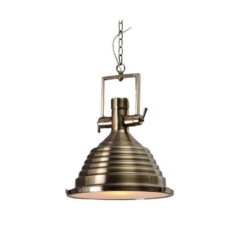 Solara Lampe Suspendue en Laiton Industrielle - Neutralighting