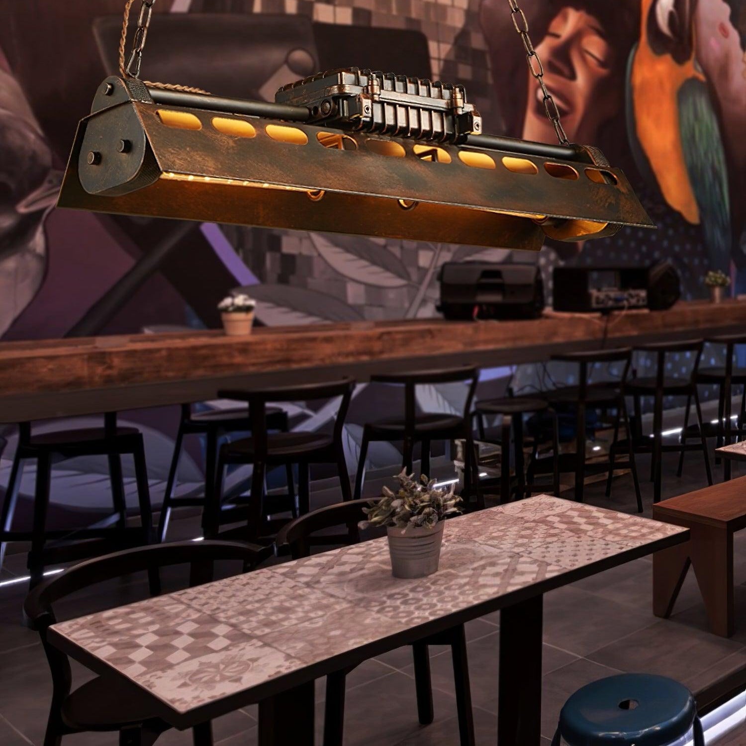 Noah Lustre Industriel Steampunk