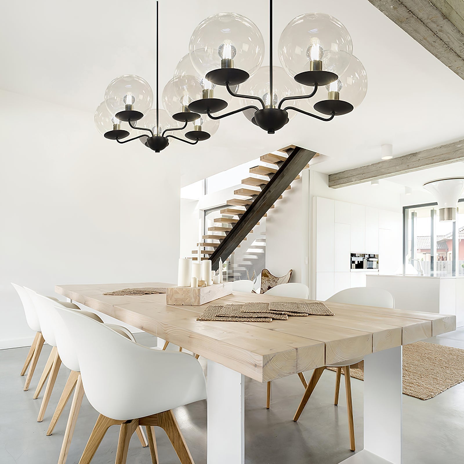 Calaeor Lustre Verre Métal Élégance Premium - Neutralighting