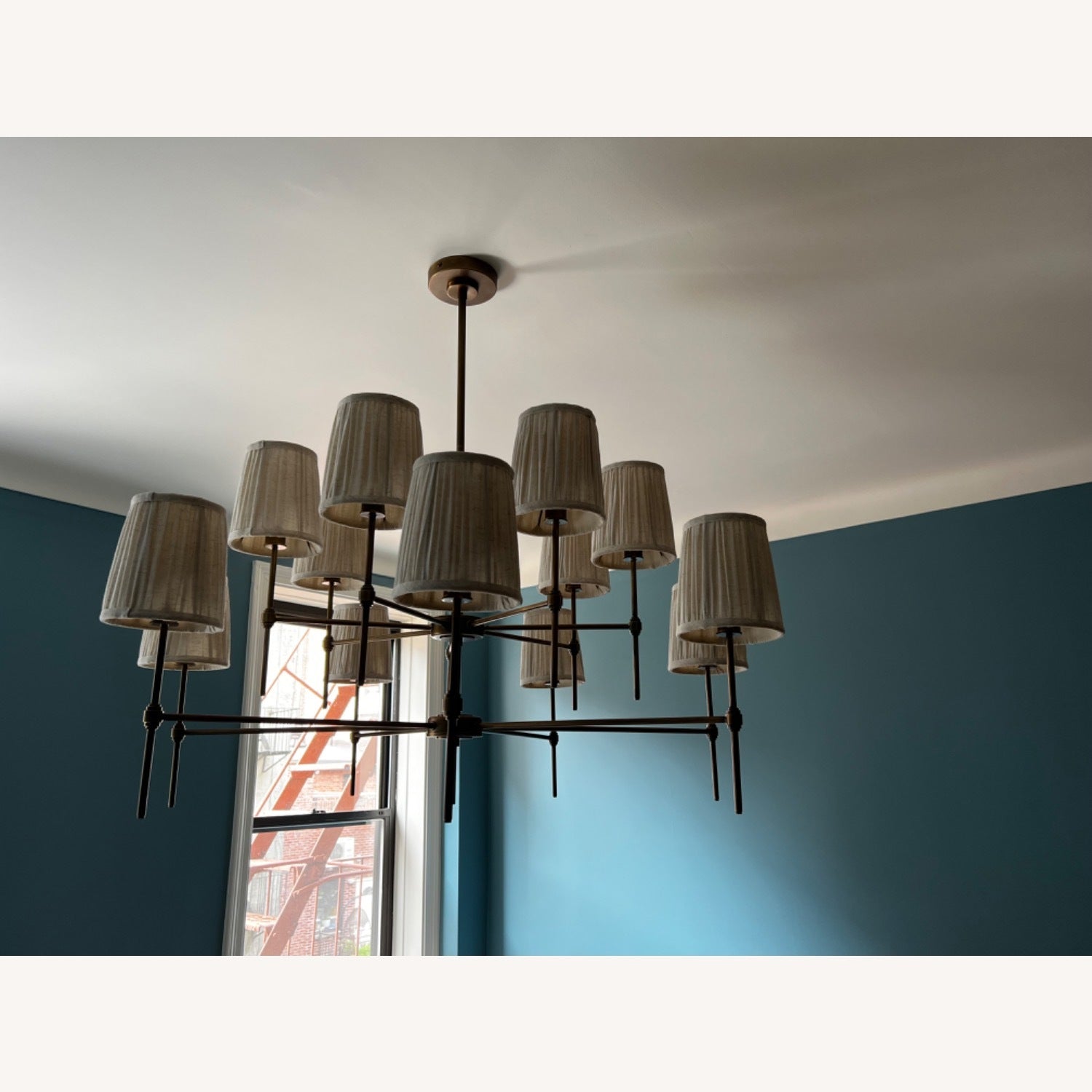 Erthaos Lustre Métal Tissu Élégance Premium - Neutralighting