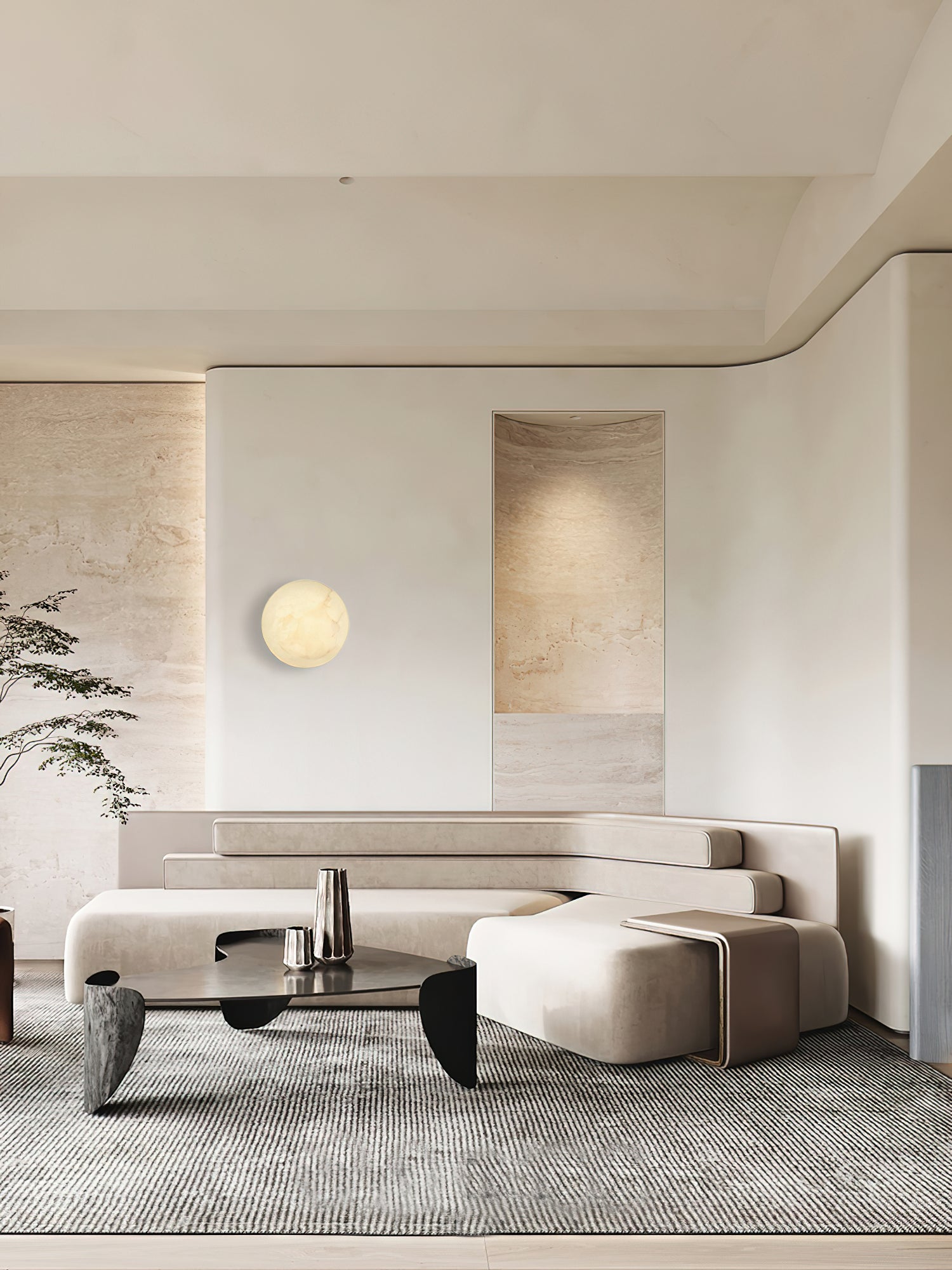 Ilvinan Applique Murale Albâtre Unique Minimaliste Moderne - Neutralighting