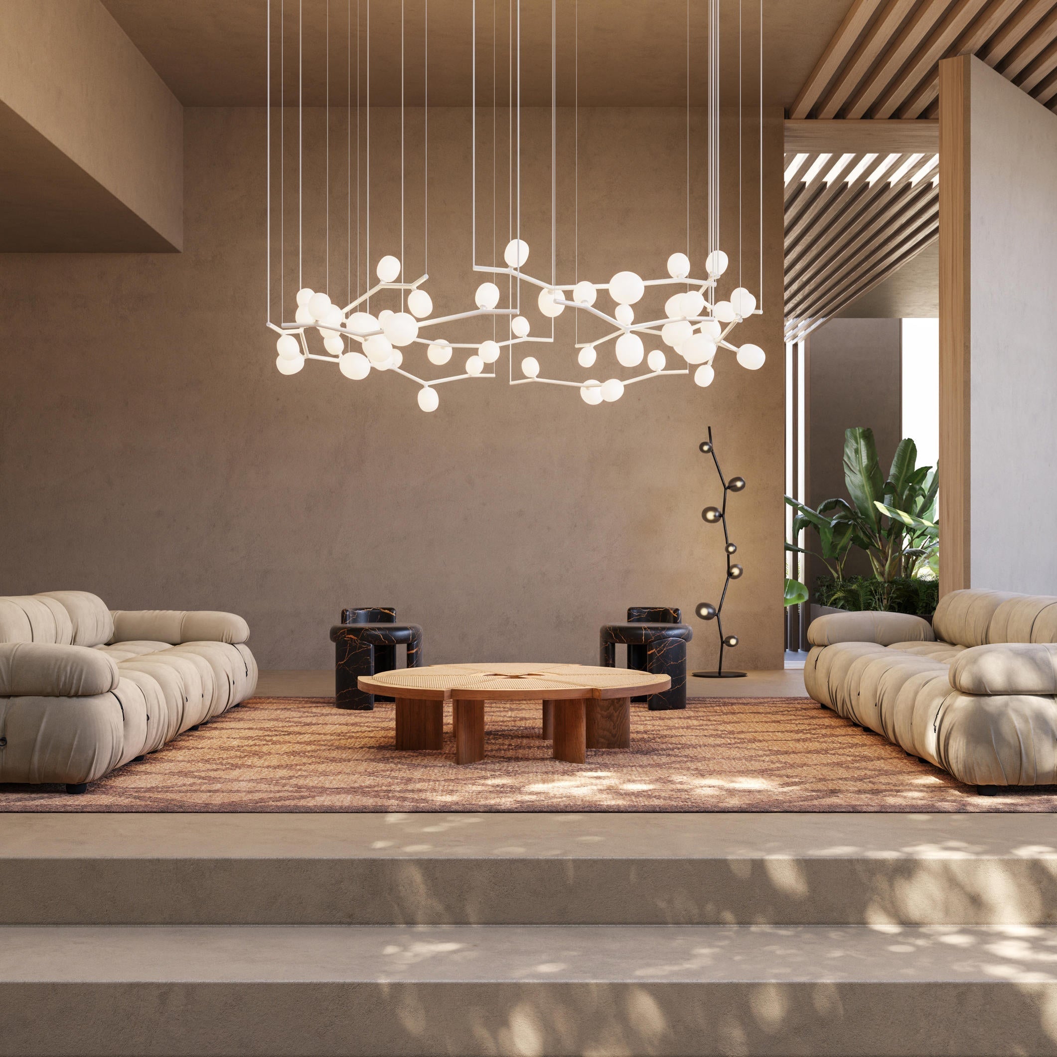 Evmirion Suspension Horizontale Verre Moderne - Neutralighting