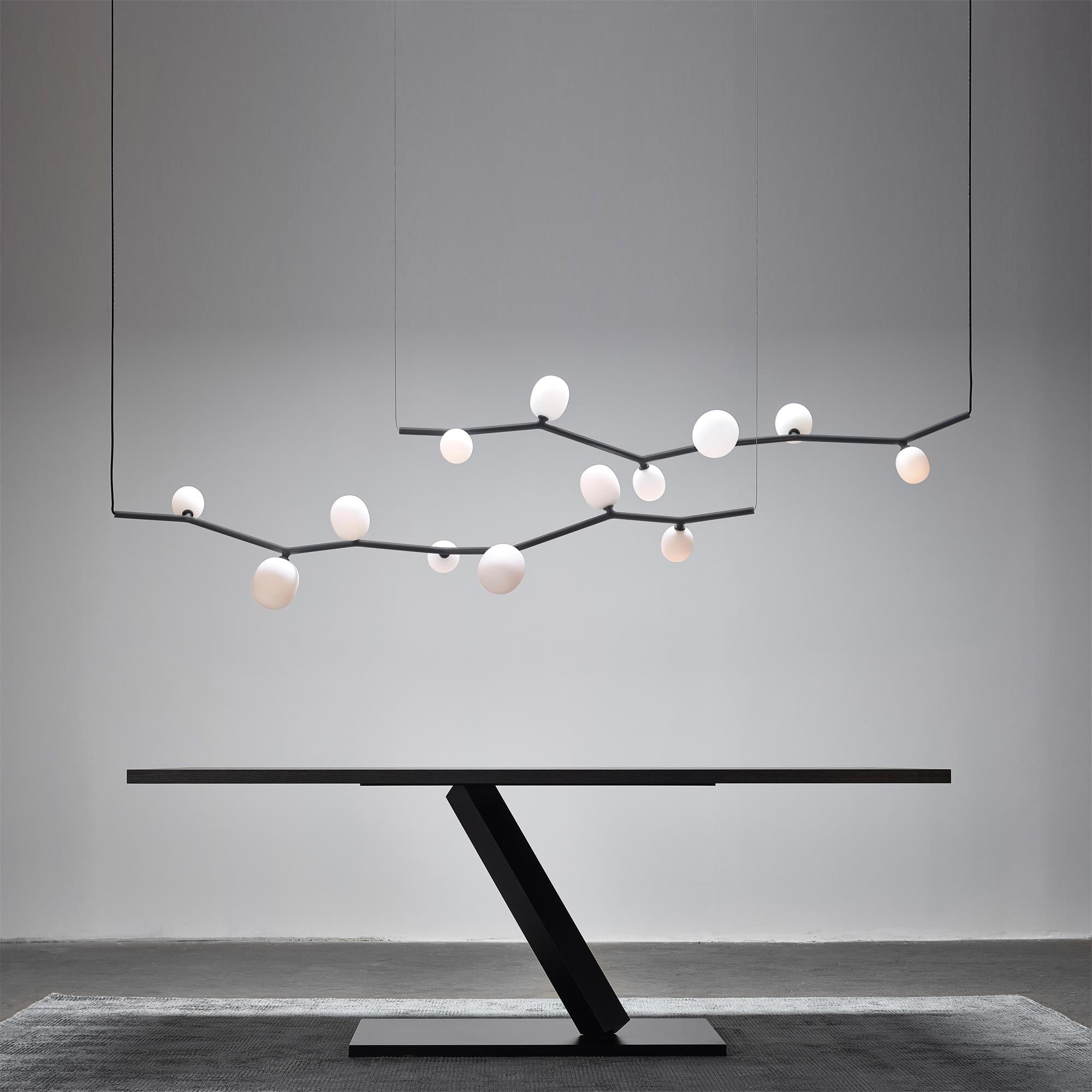 Evmirion Suspension Horizontale Verre Moderne - Neutralighting
