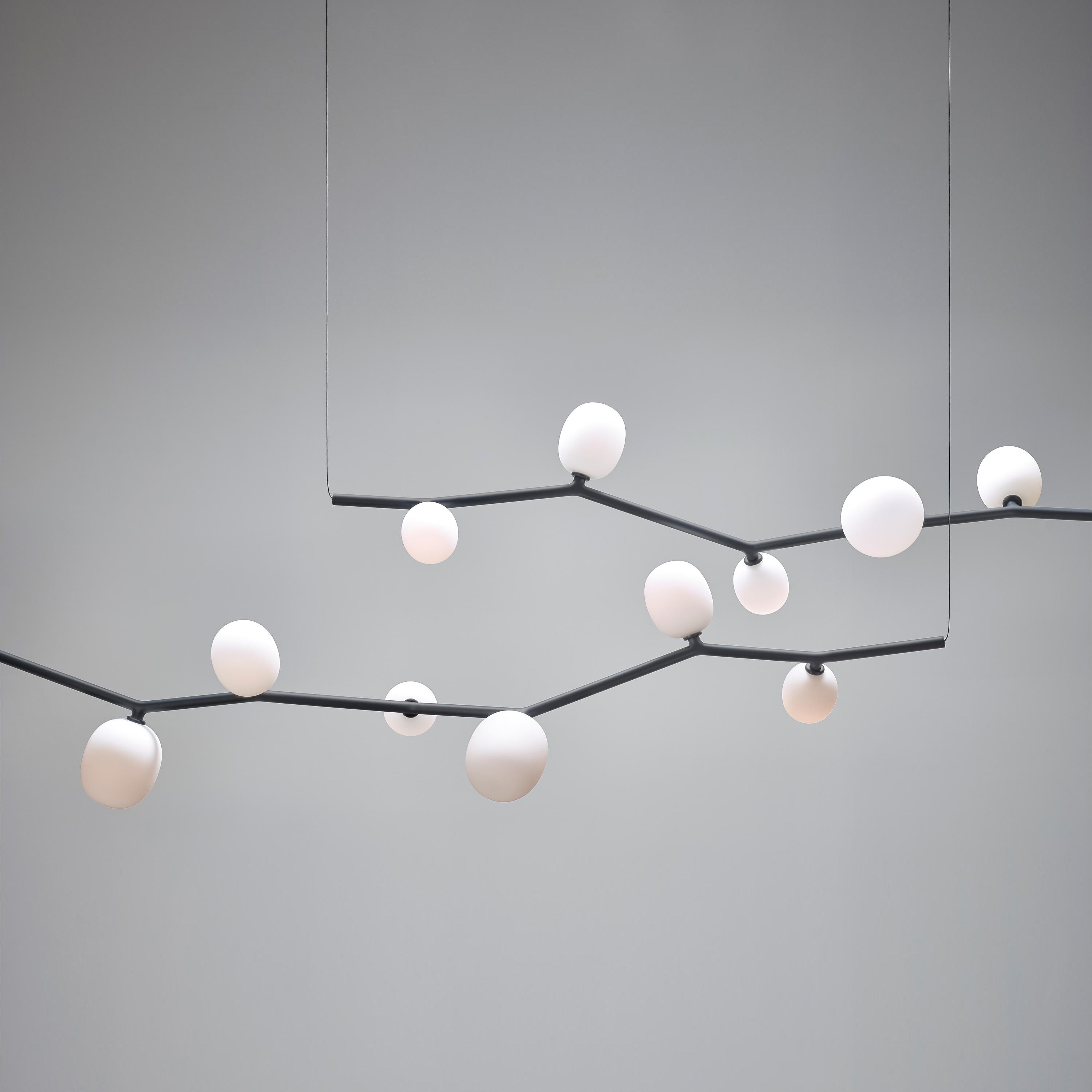 Evmirion Suspension Horizontale Verre Moderne - Neutralighting