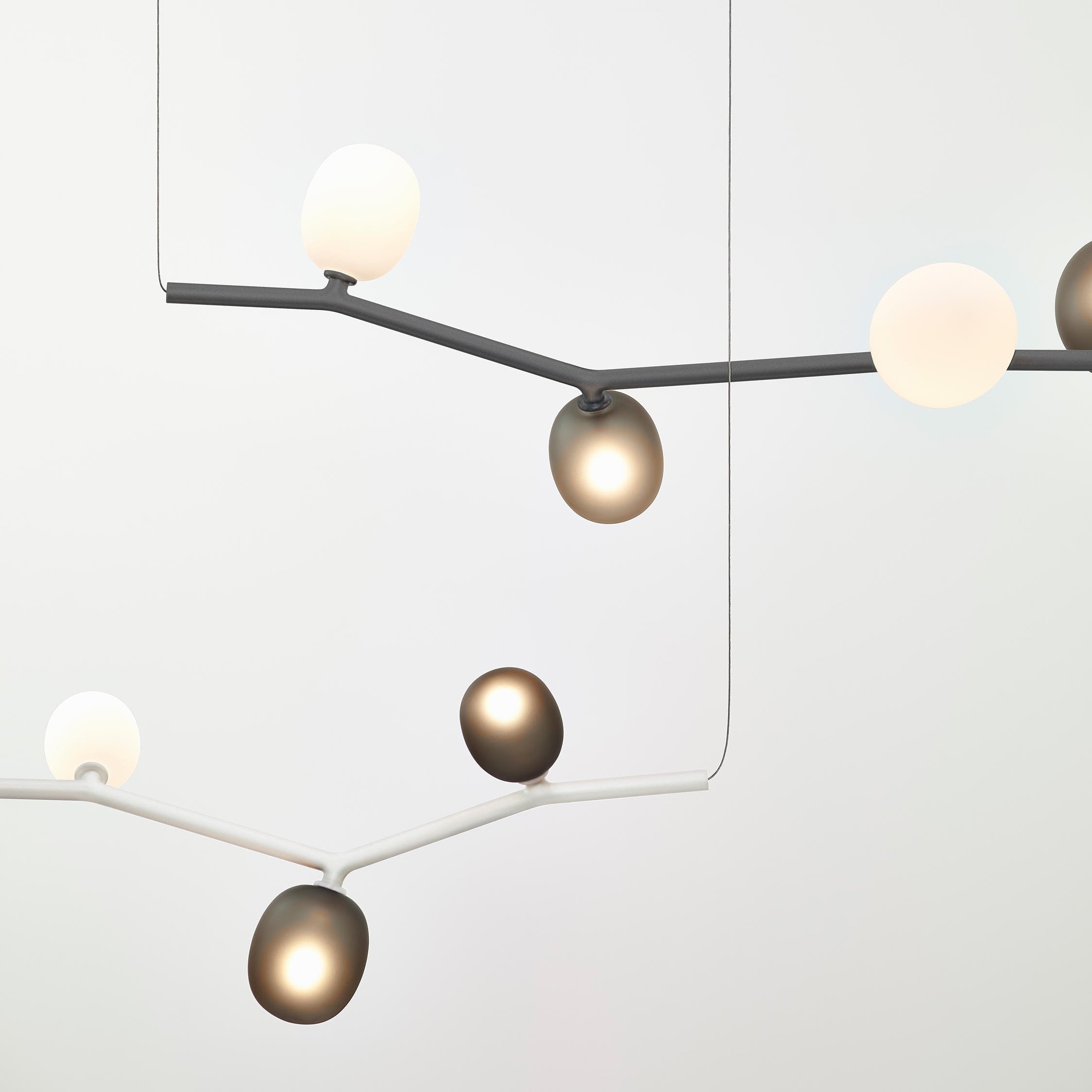 Evmirion Suspension Horizontale Verre Moderne - Neutralighting