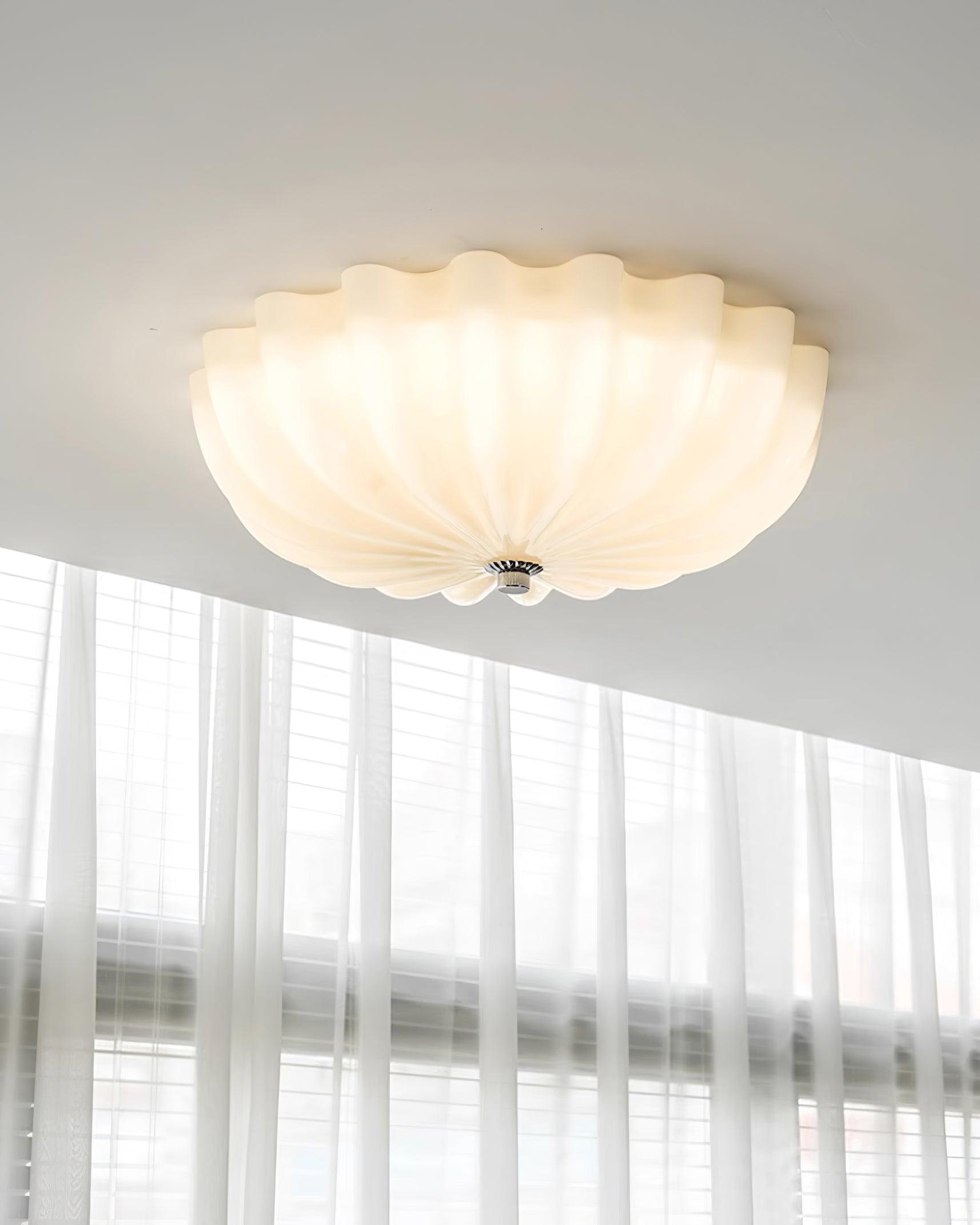 Jojo Plafonnier Élégant Verre Blanc - Neutralighting