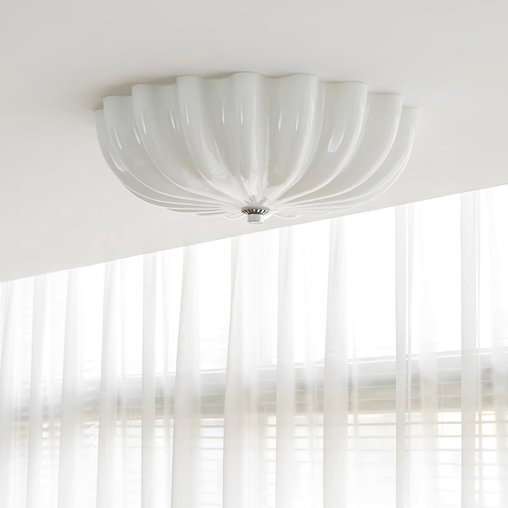 Jojo Plafonnier Élégant Verre Blanc - Neutralighting