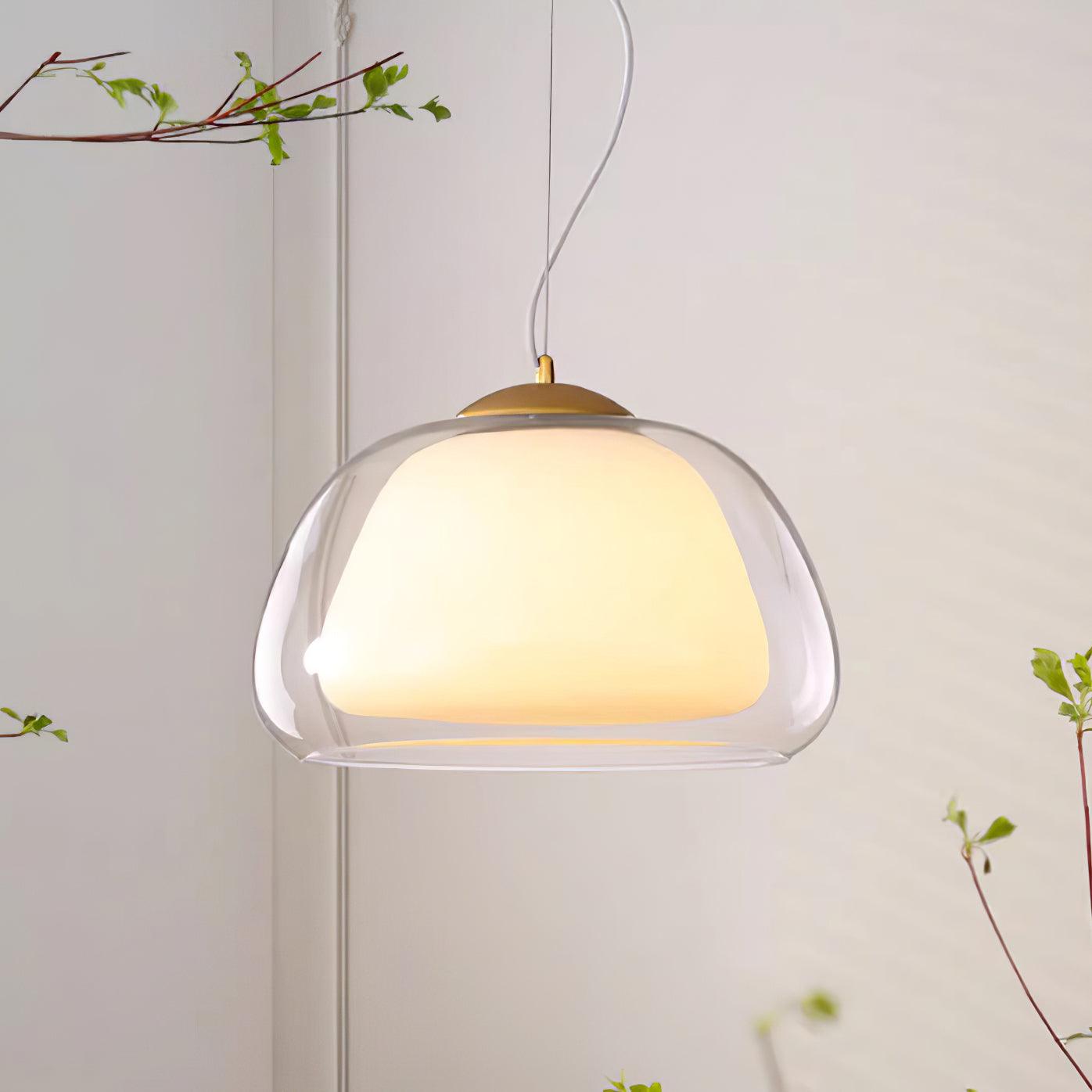 Elvo Lustra Lampe Suspendue Verre - Neutralighting