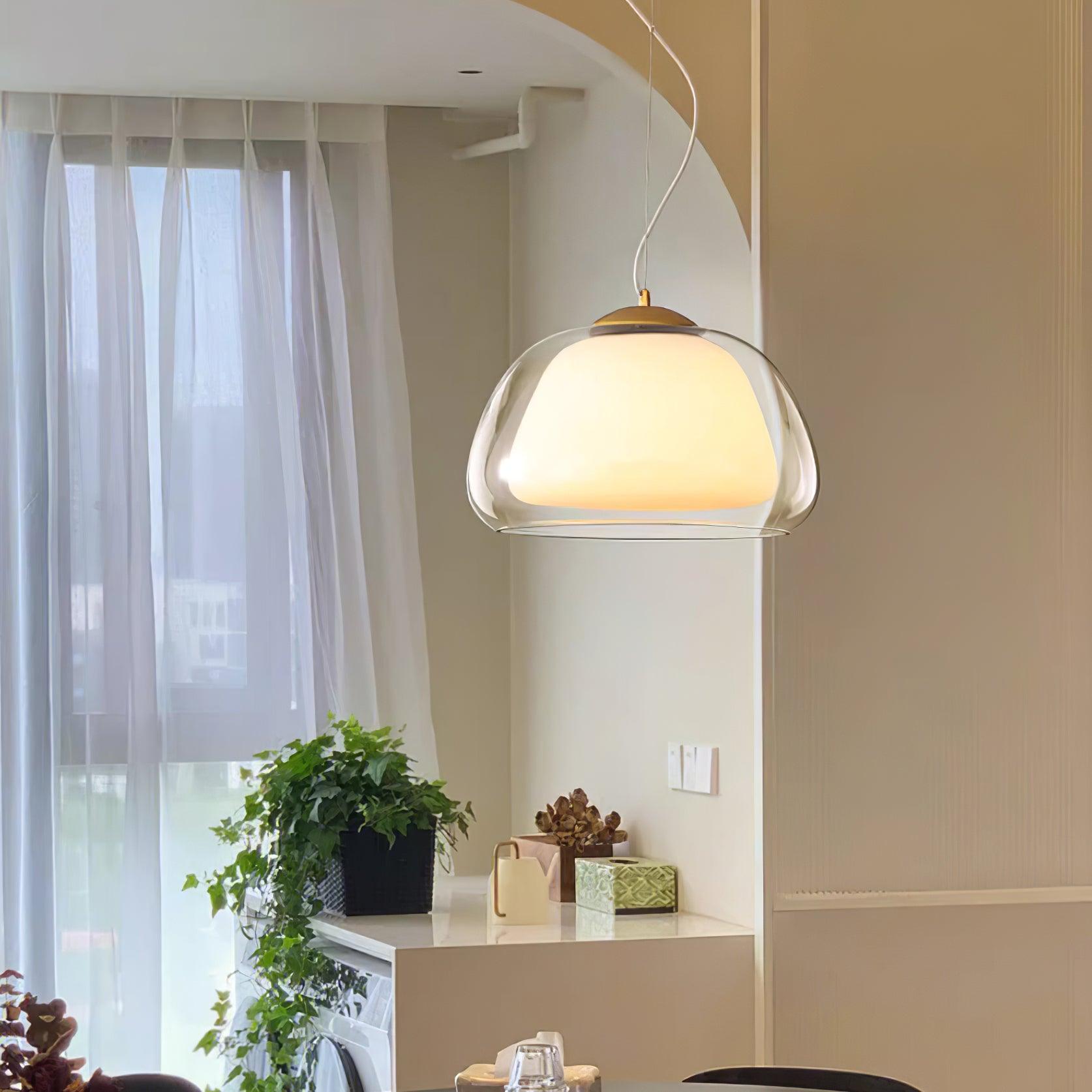 Elvo Lustra Lampe Suspendue Verre - Neutralighting