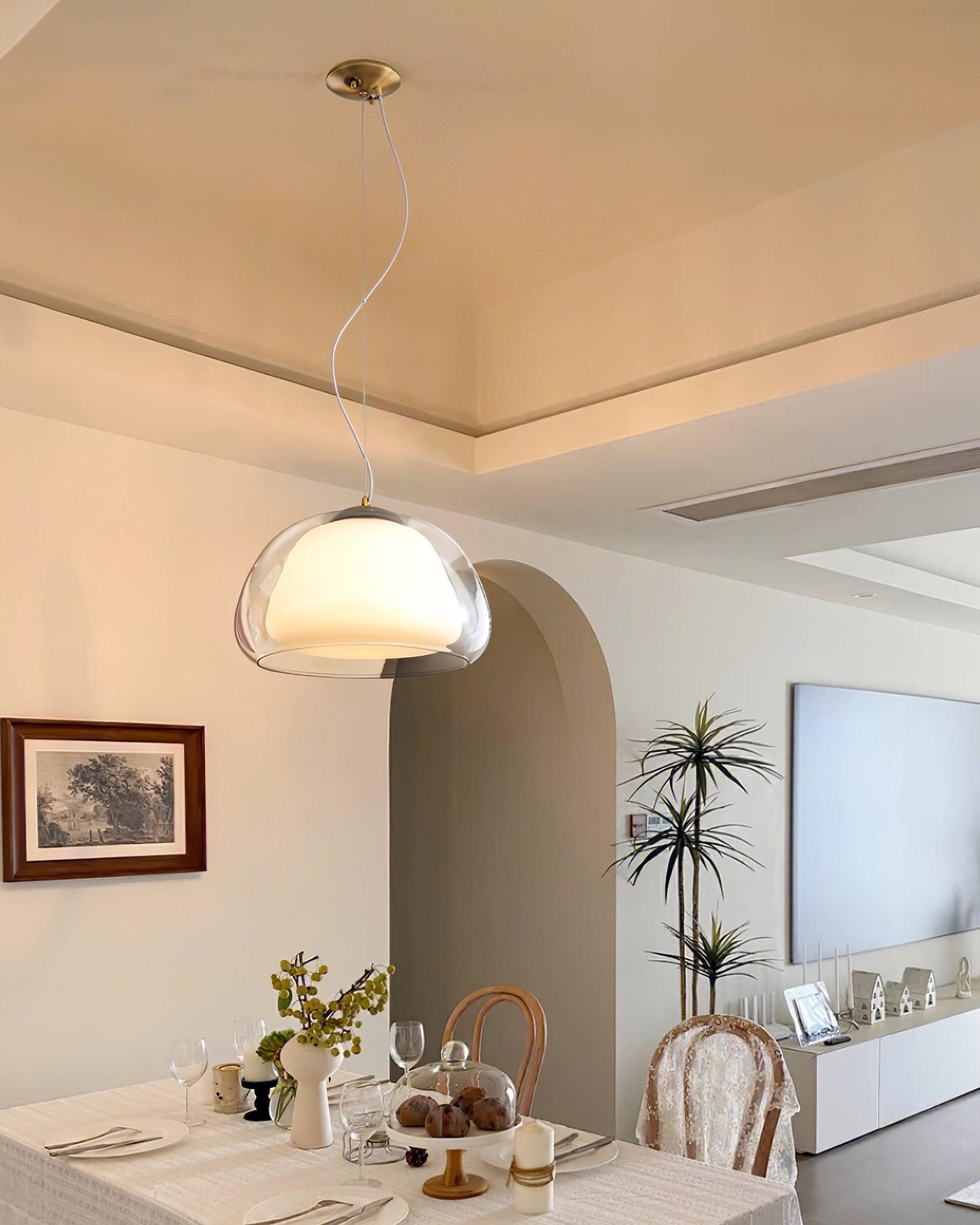 Elvo Lustra Lampe Suspendue Verre - Neutralighting