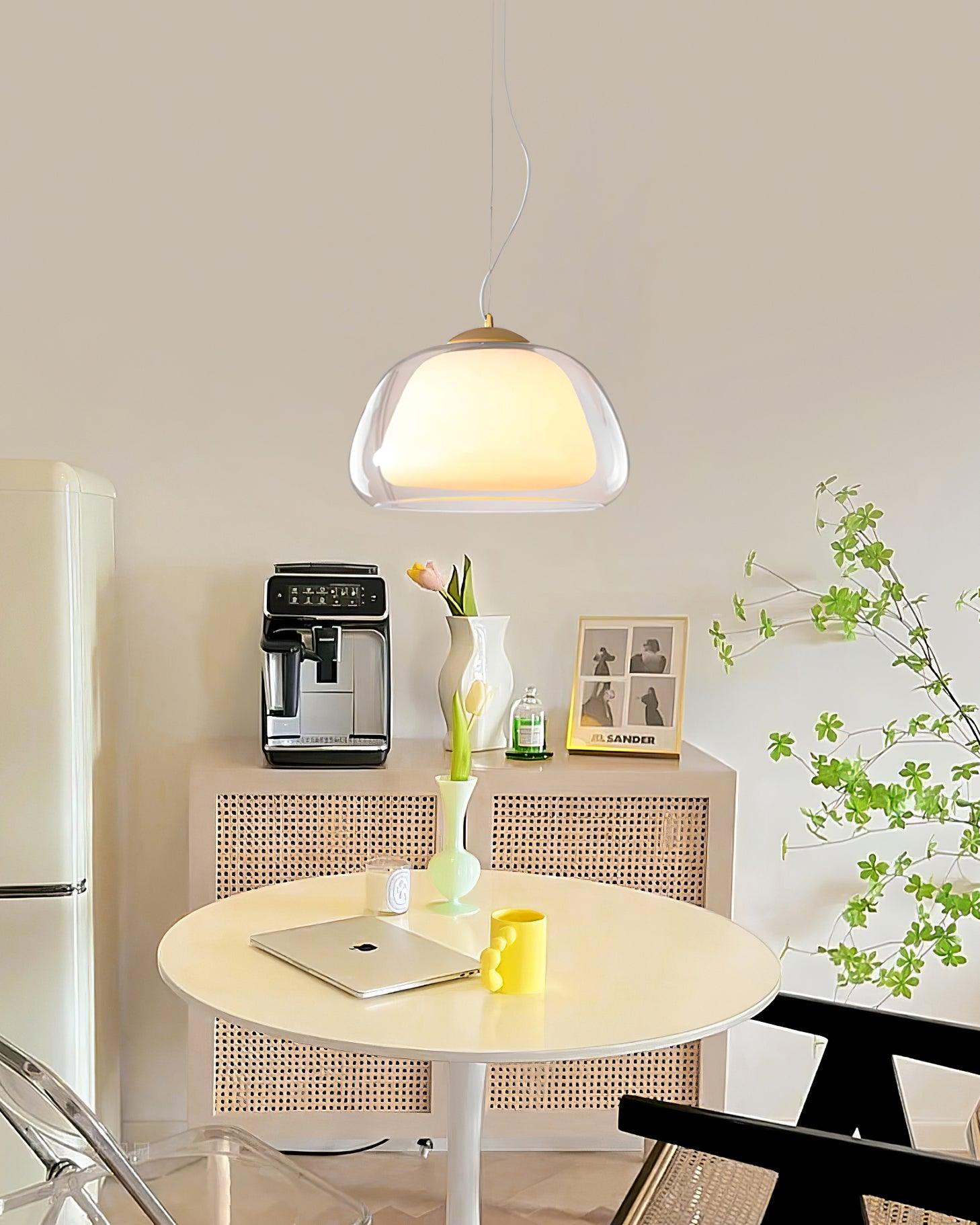 Elvo Lustra Lampe Suspendue Verre - Neutralighting