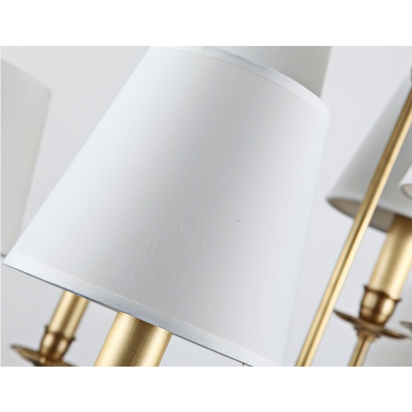Vilorira Lustre Tissu Laiton Vintage - Neutralighting