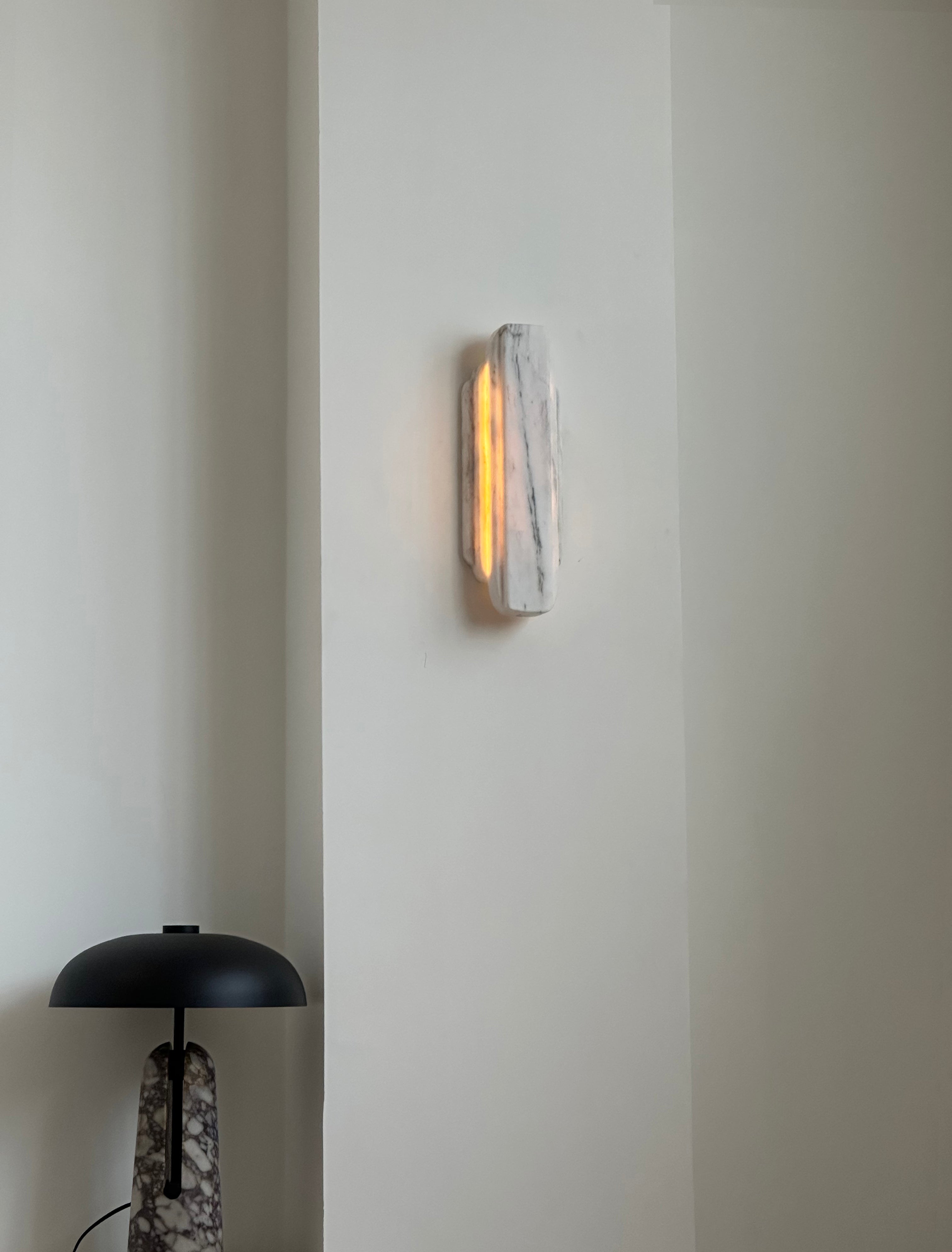 Eurcara Applique Murale Marbre Naturel Minimaliste Moderne - Neutralighting