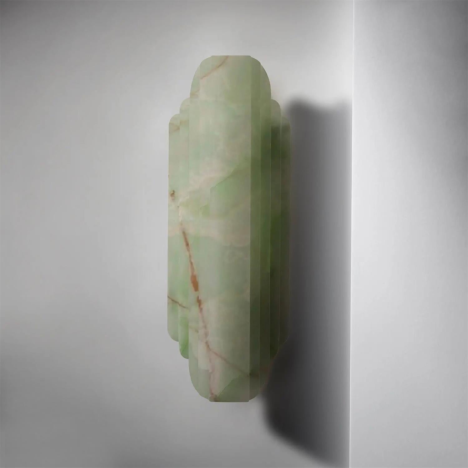 Eurcara Modern Minimalist Natural Marble Wall Lamp - Lamp Copper
