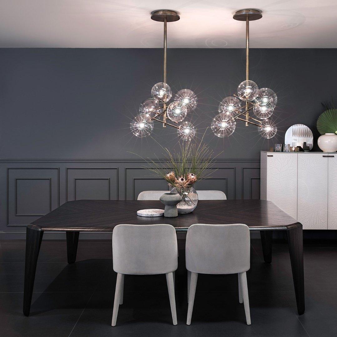 Lustra Chandelier LED Cristal Clair - Neutralighting