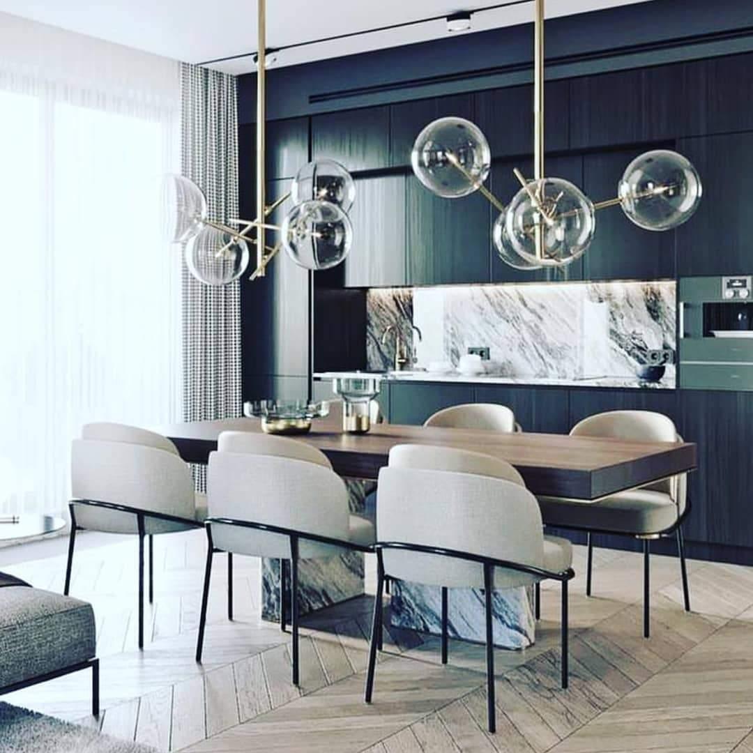 Lustra Chandelier LED Cristal Clair - Neutralighting