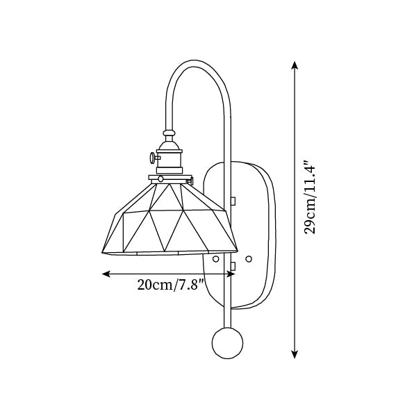 Vireoce Applique murale et globe en verre lisse avec plaque arrière en bois - Neutralighting