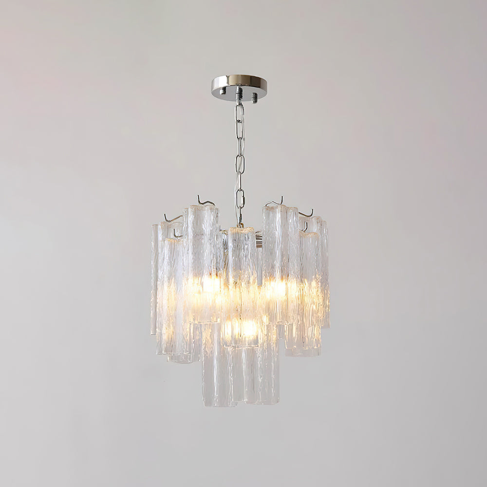Kamenicky Lustre Cascades de Verre en Niveaux - Neutralighting