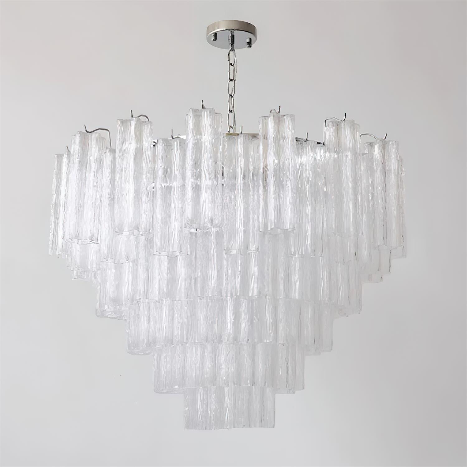 Kamenicky Lustre Cascades de Verre en Niveaux - Neutralighting