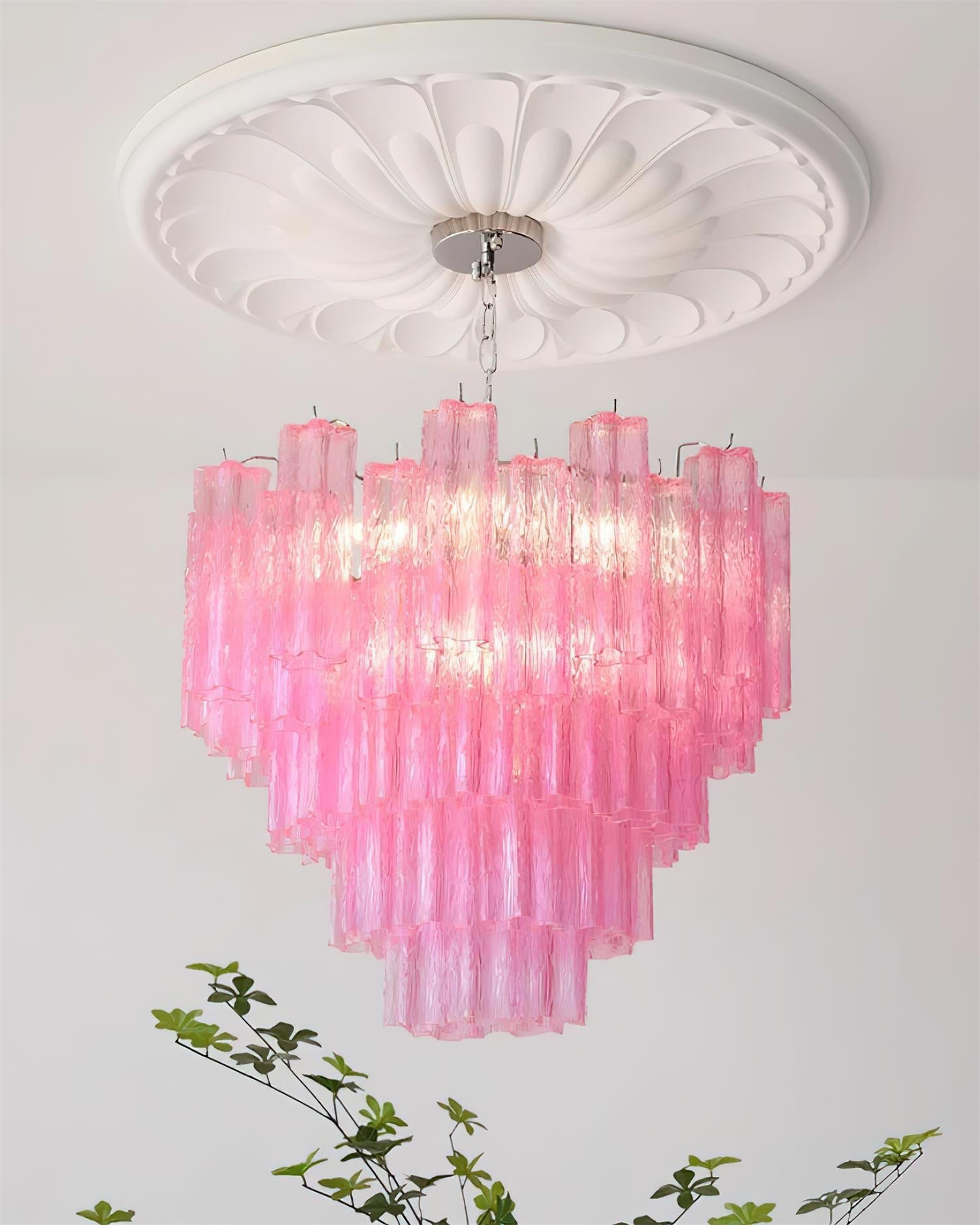 Kamenicky Lustre Cascades de Verre en Niveaux - Neutralighting