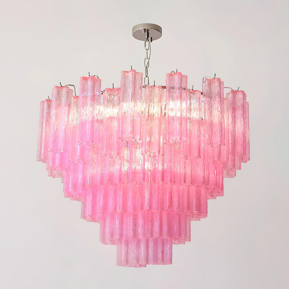 Kamenicky Lustre Cascades de Verre en Niveaux - Neutralighting