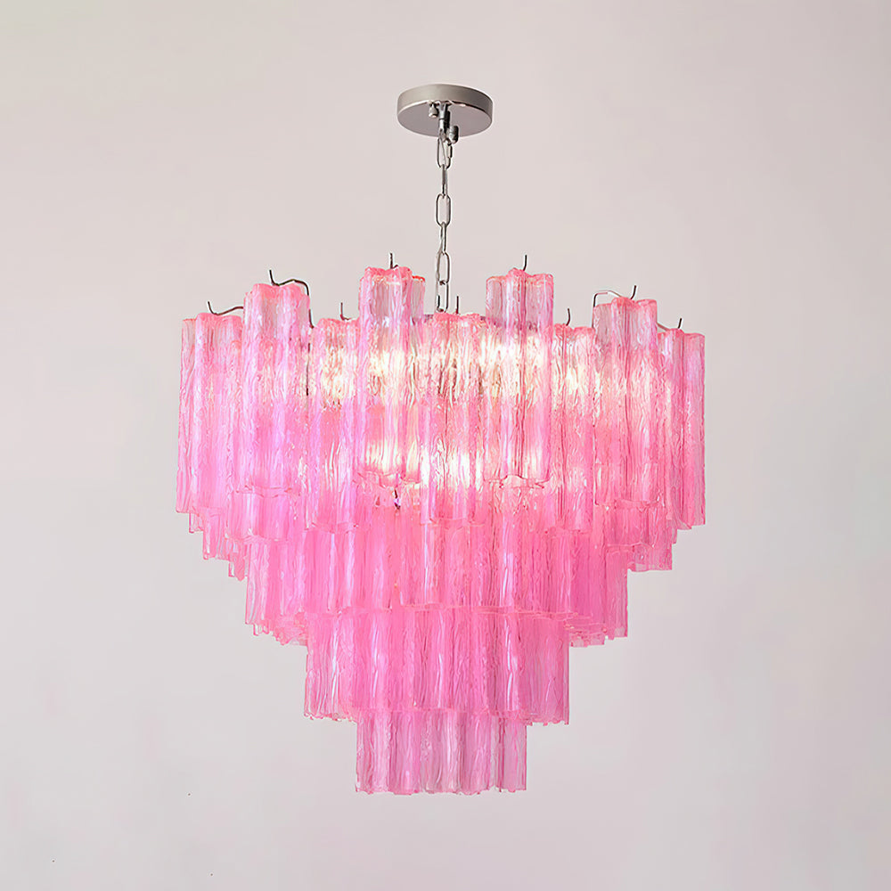 Kamenicky Lustre Cascades de Verre en Niveaux - Neutralighting