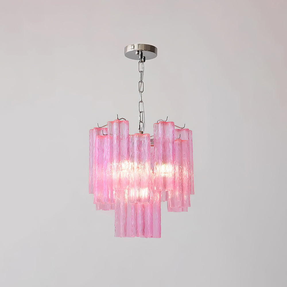 Kamenicky Lustre Cascades de Verre en Niveaux - Neutralighting
