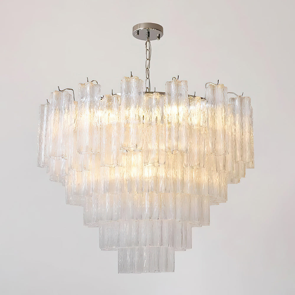 Kamenicky Lustre Cascades de Verre en Niveaux - Neutralighting