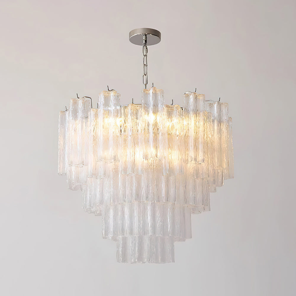 Kamenicky Lustre Cascades de Verre en Niveaux - Neutralighting