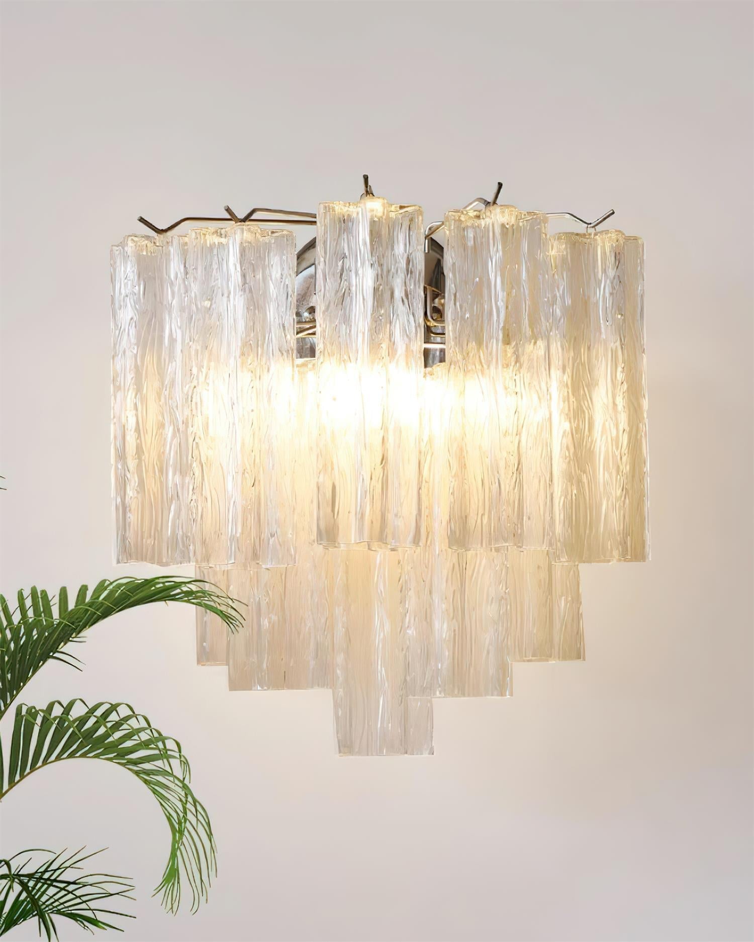 Kamenicky Applique Murale Tubes de Verre en Cascade - Neutralighting