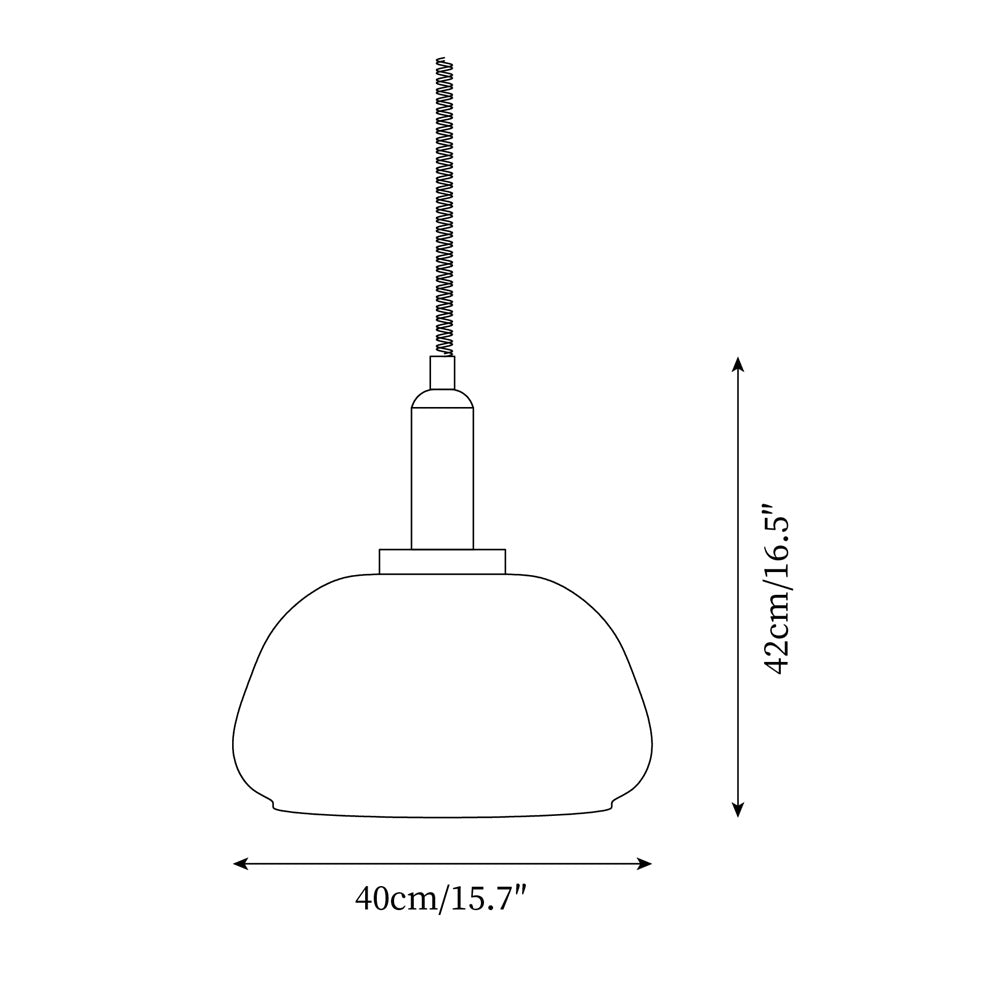 Karina Suspension Ambre Verre Moderne - Neutralighting