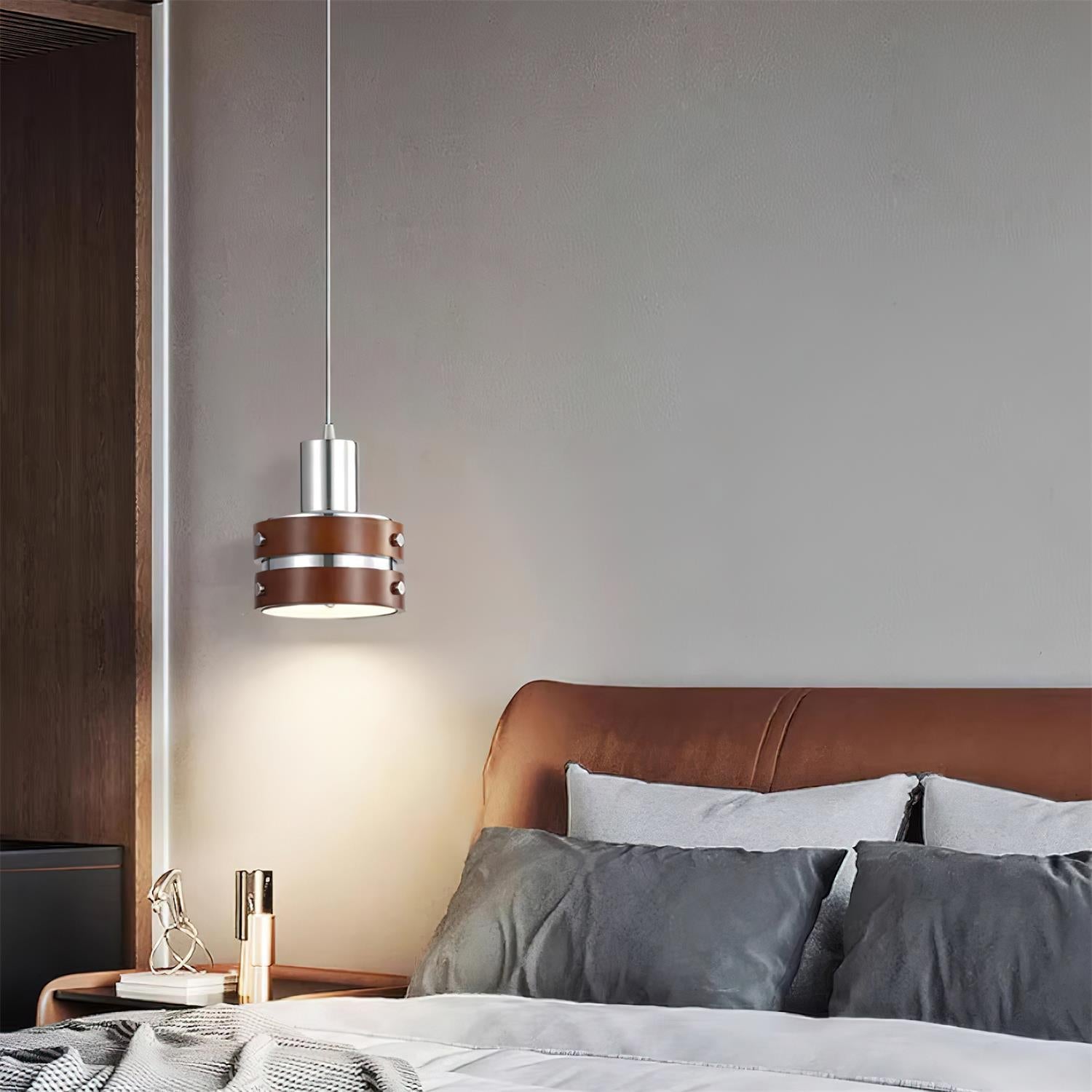 Karry Pendant Lamp Chrome Wood - Letslighting