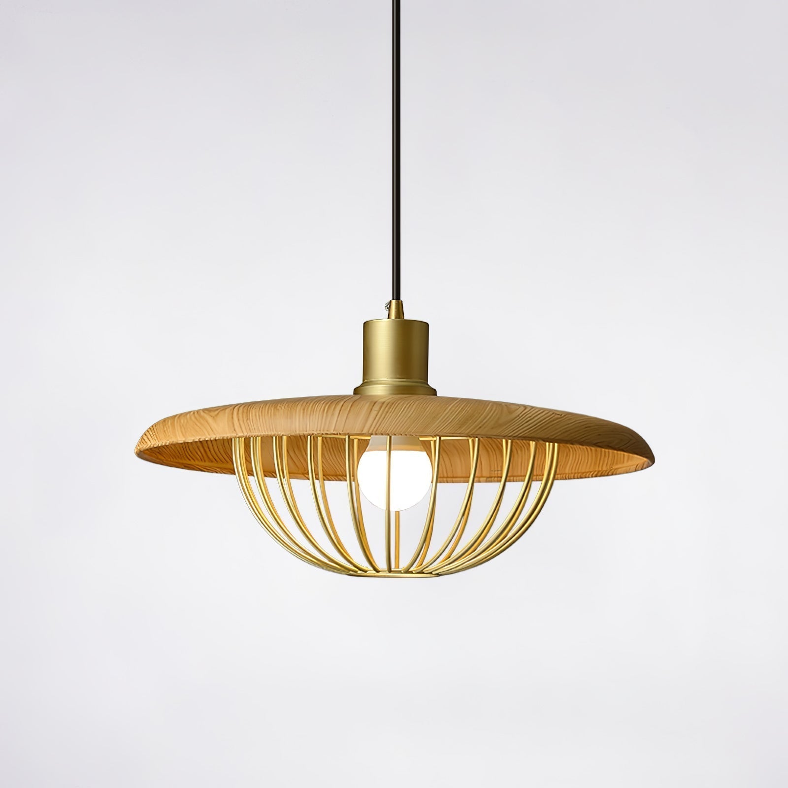 Elanora Wood Retro Vintage Pendant Lamp - Neutralighting