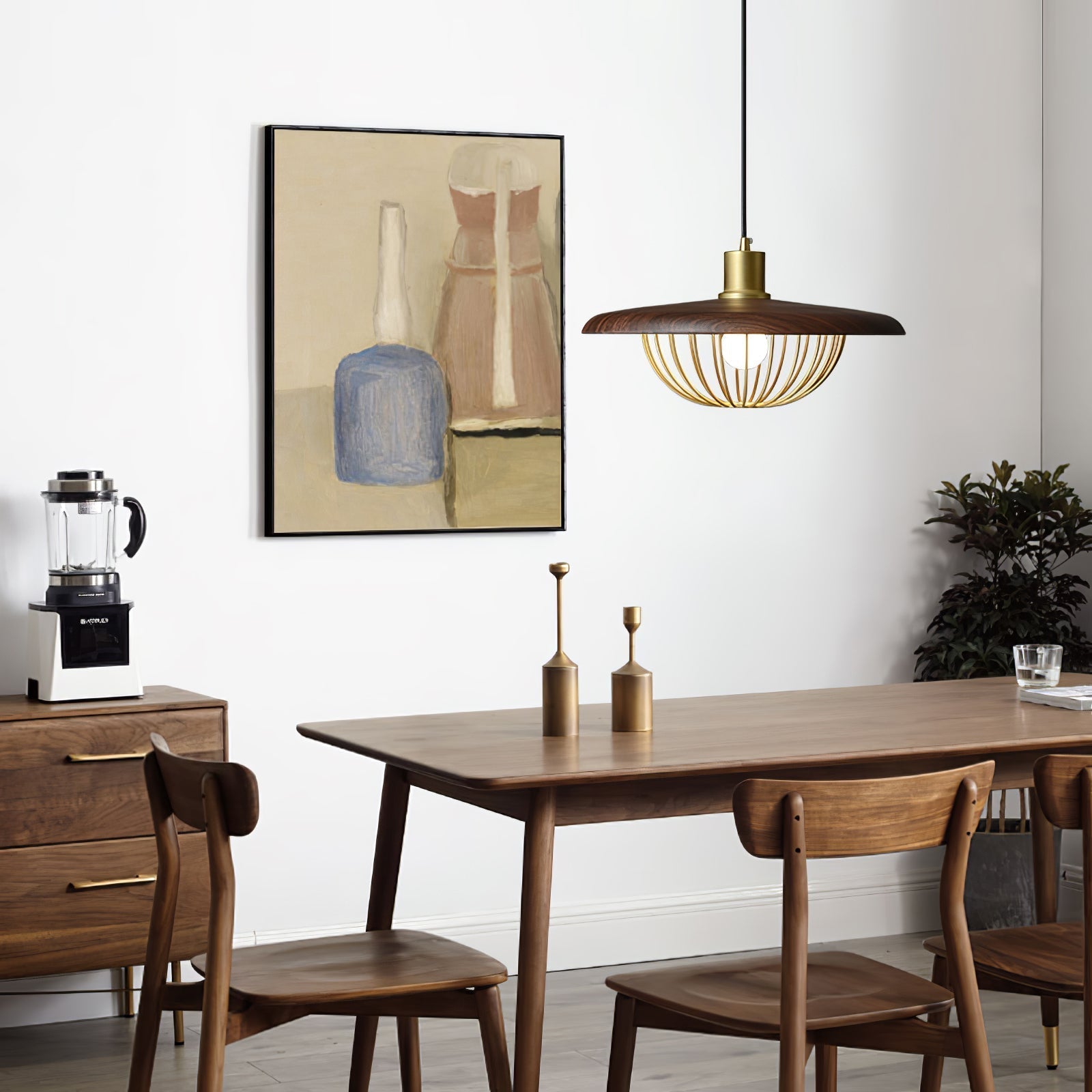 Elanora Wood Retro Vintage Pendant Lamp - Neutralighting