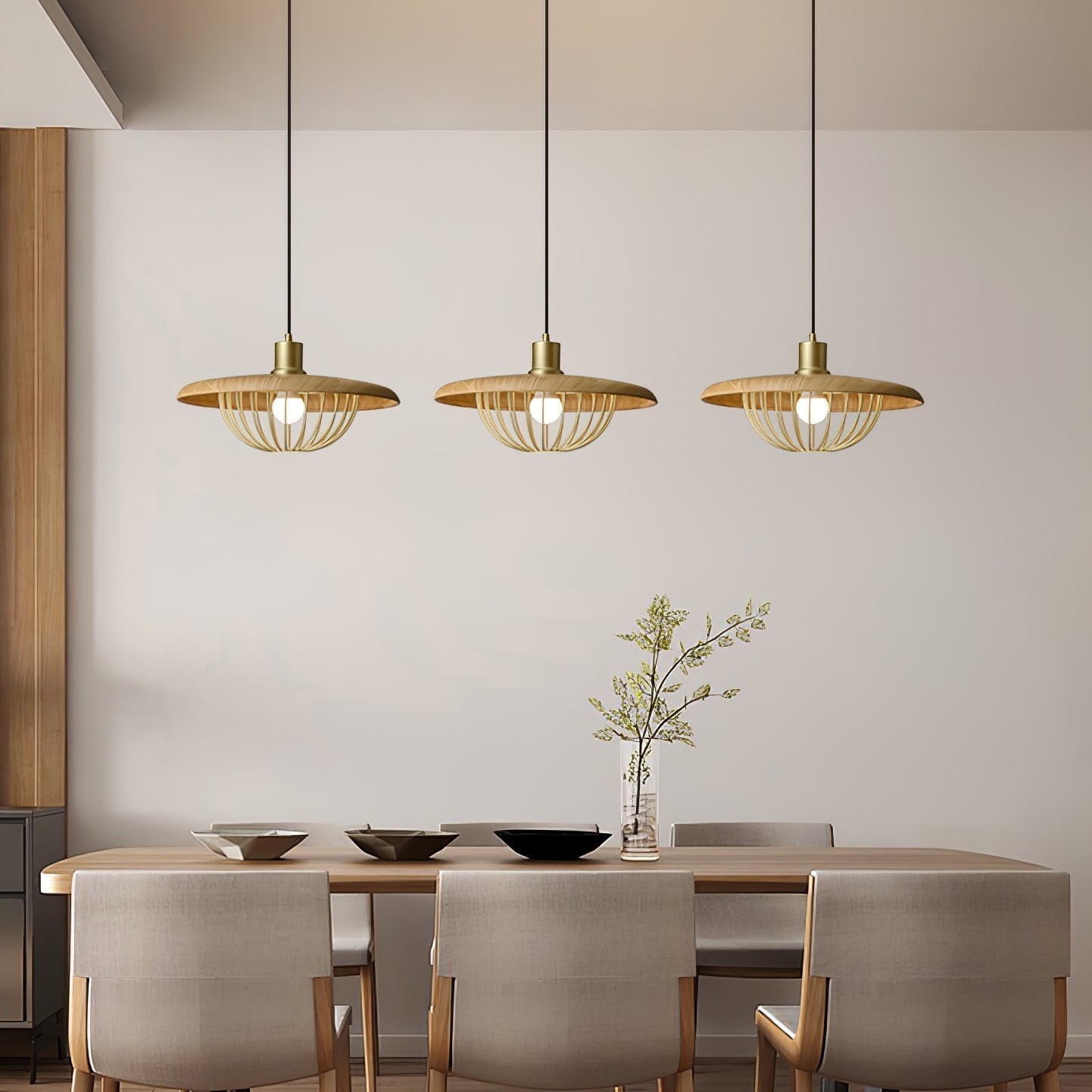 Elanora Wood Retro Vintage Pendant Lamp - Neutralighting