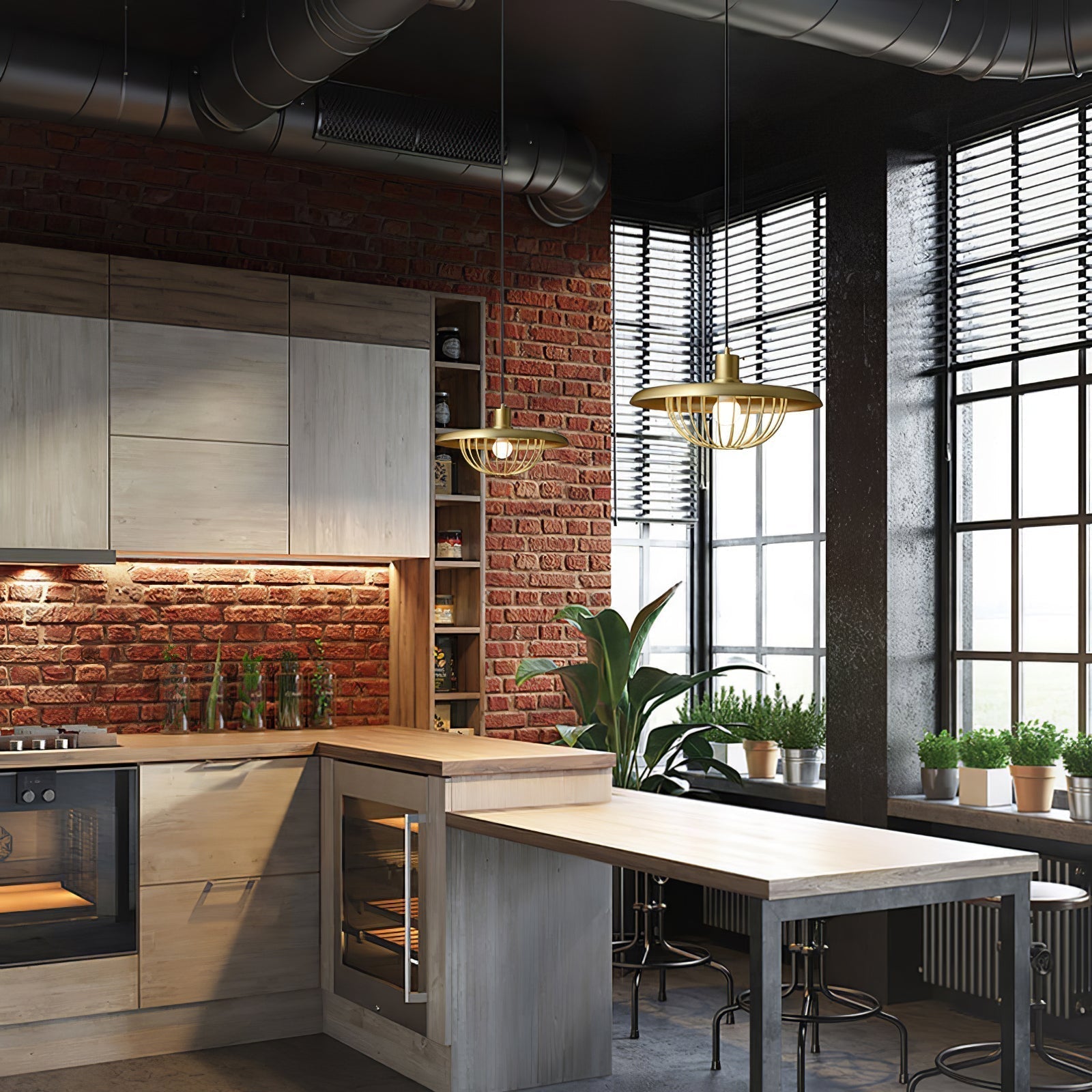 Elanora Wood Retro Vintage Pendant Lamp - Neutralighting