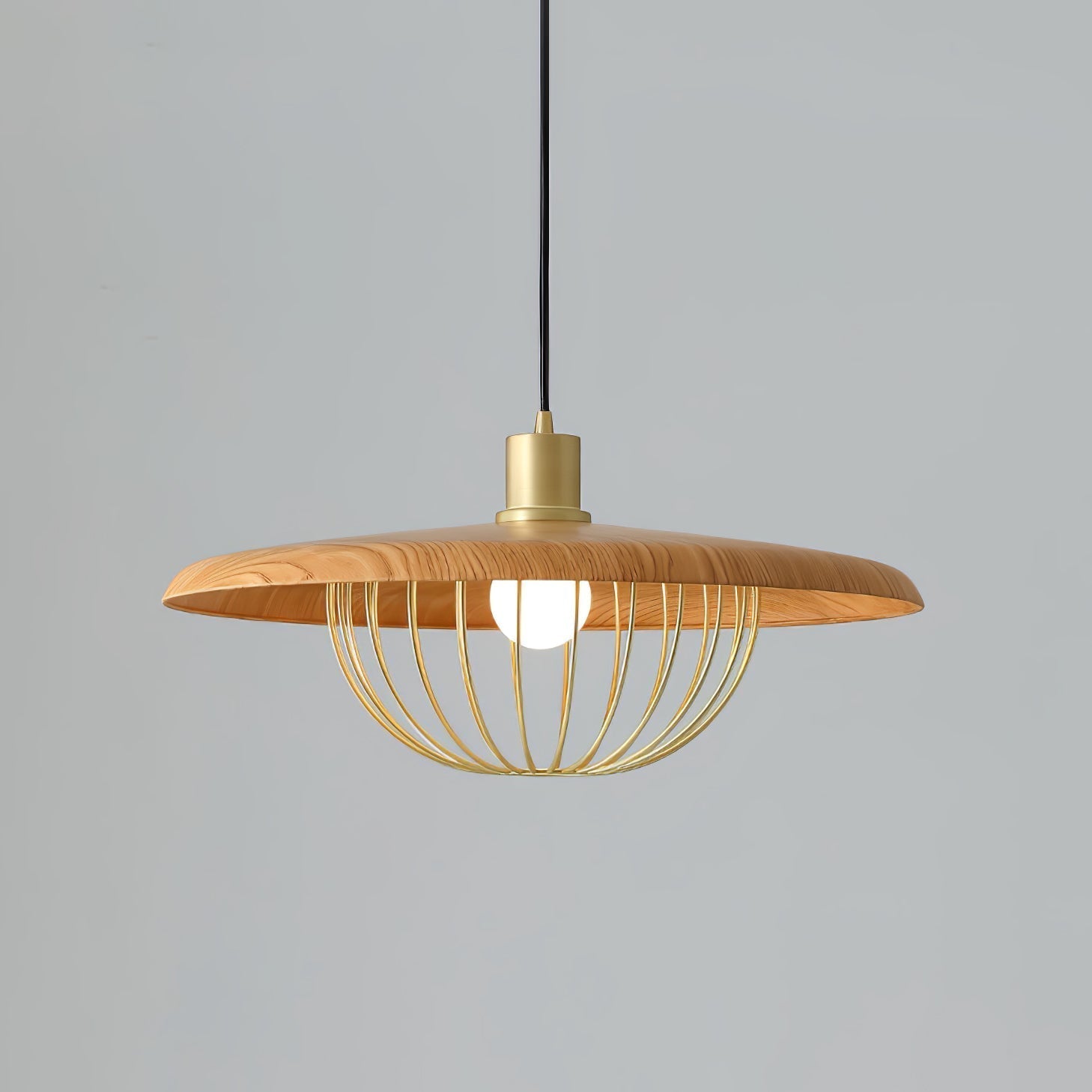 Elanora Wood Retro Vintage Pendant Lamp - Neutralighting