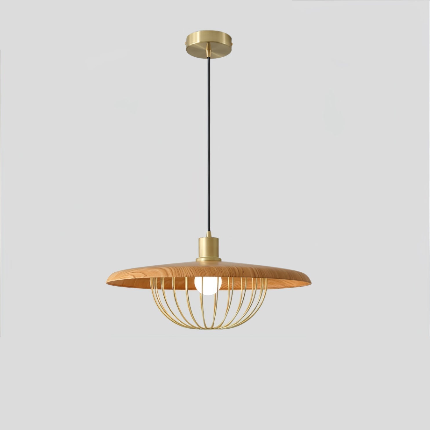 Elanora Wood Retro Vintage Pendant Lamp - Neutralighting