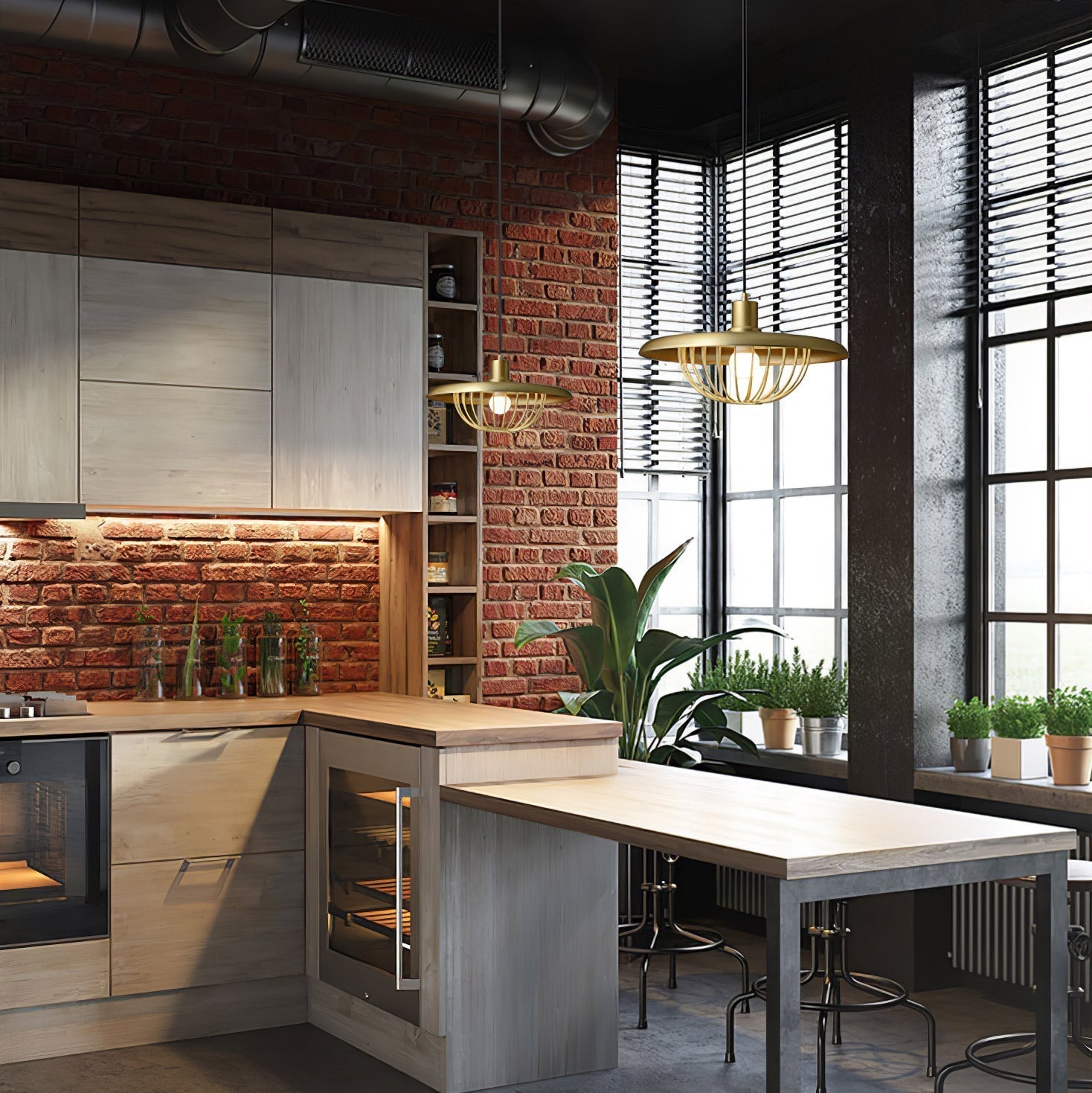 Elanora Wood Retro Vintage Pendant Lamp - Neutralighting