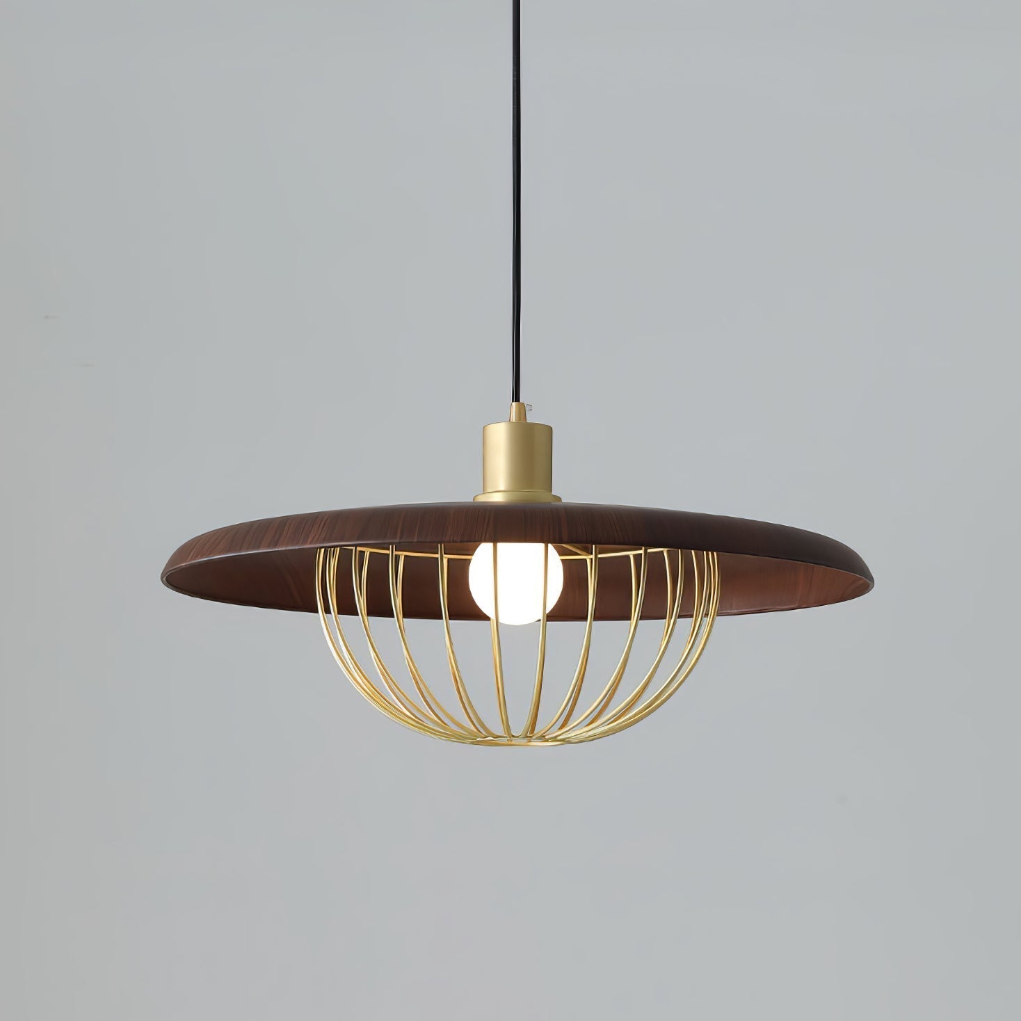 Elanora Wood Retro Vintage Pendant Lamp - Neutralighting
