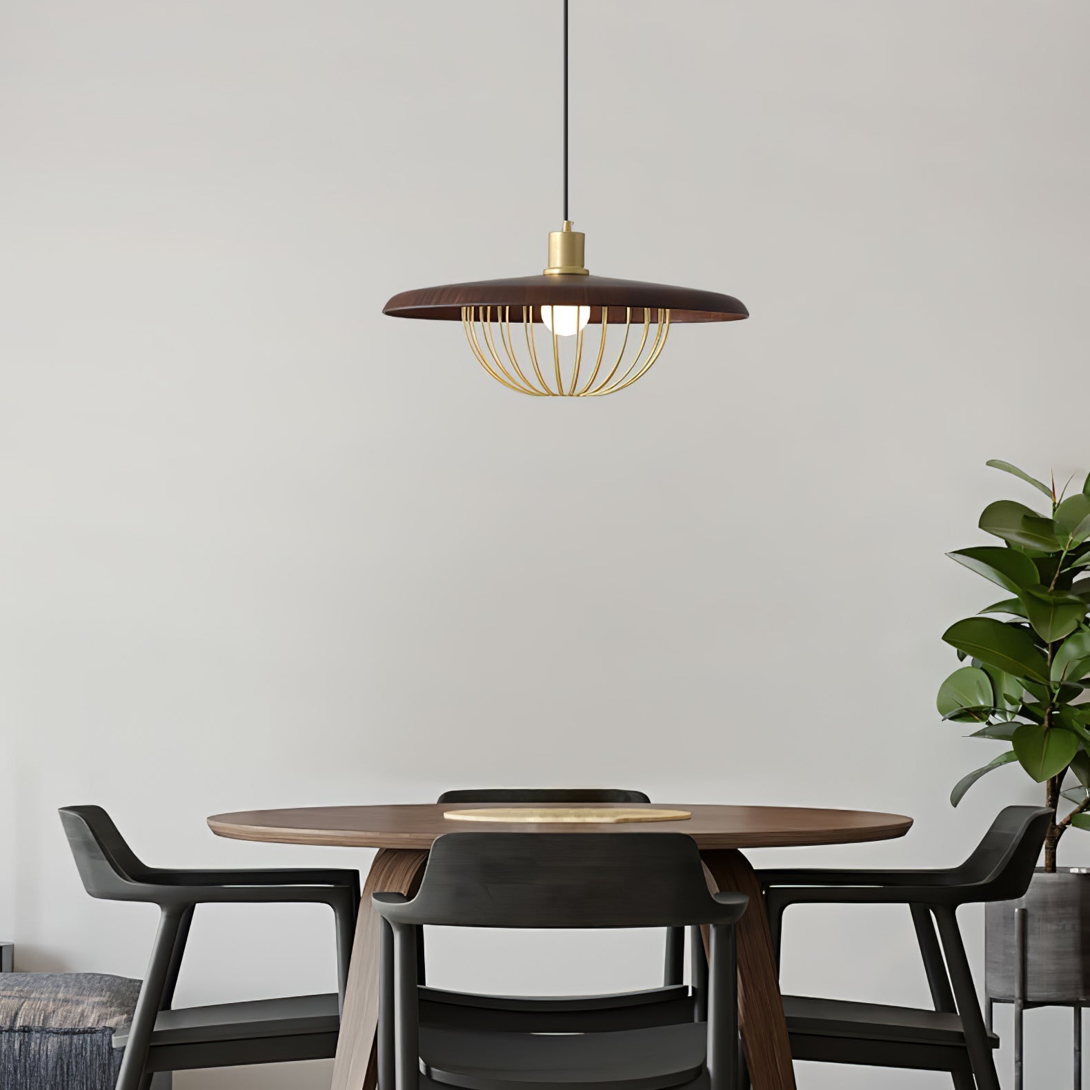 Elanora Wood Retro Vintage Pendant Lamp - Neutralighting
