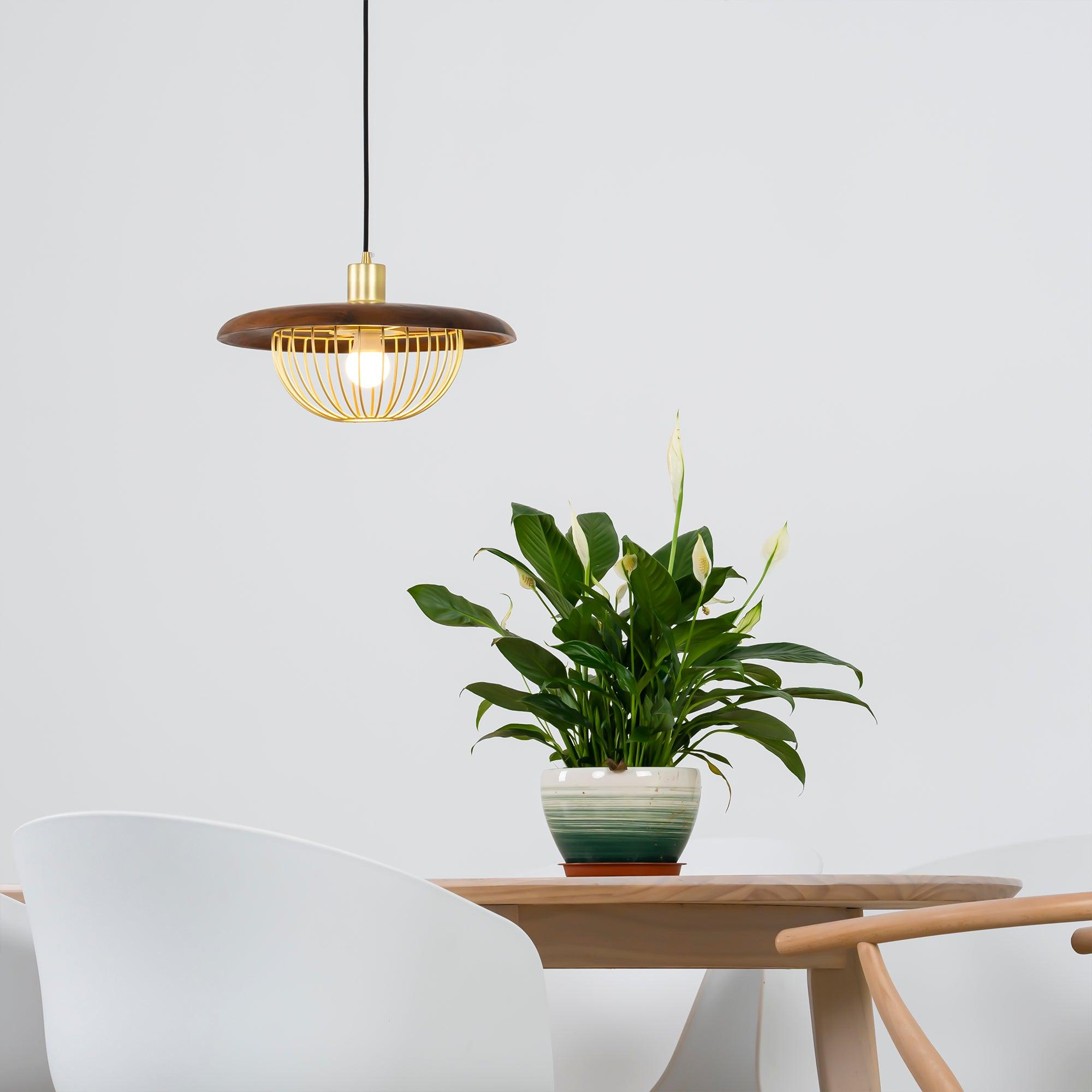 Elanora Wood Retro Vintage Pendant Lamp - Neutralighting