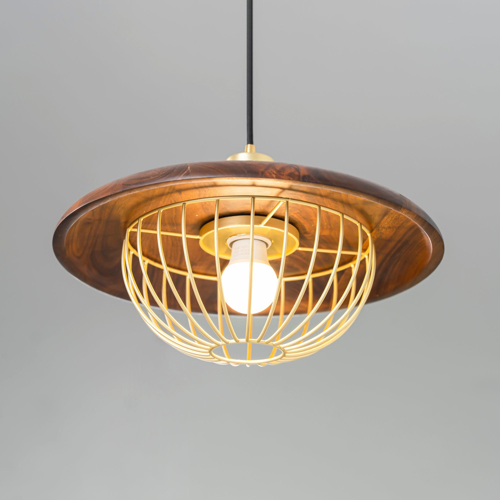 Elanora Wood Retro Vintage Pendant Lamp - Neutralighting