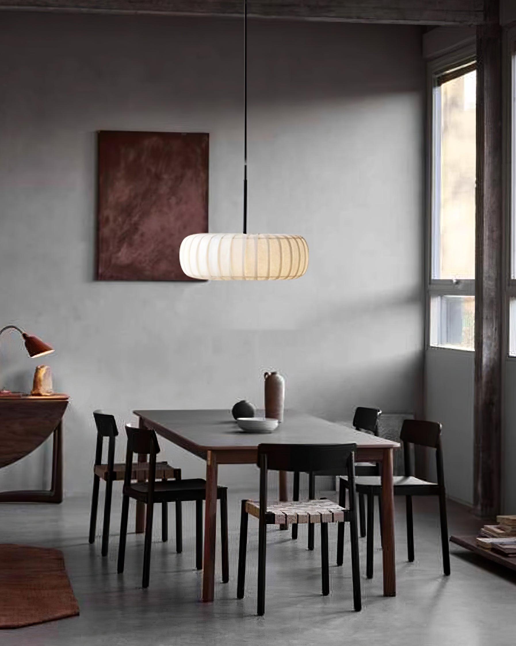 Kathy Lampe Suspendue Tissu Superposée Ronde - Neutralighting
