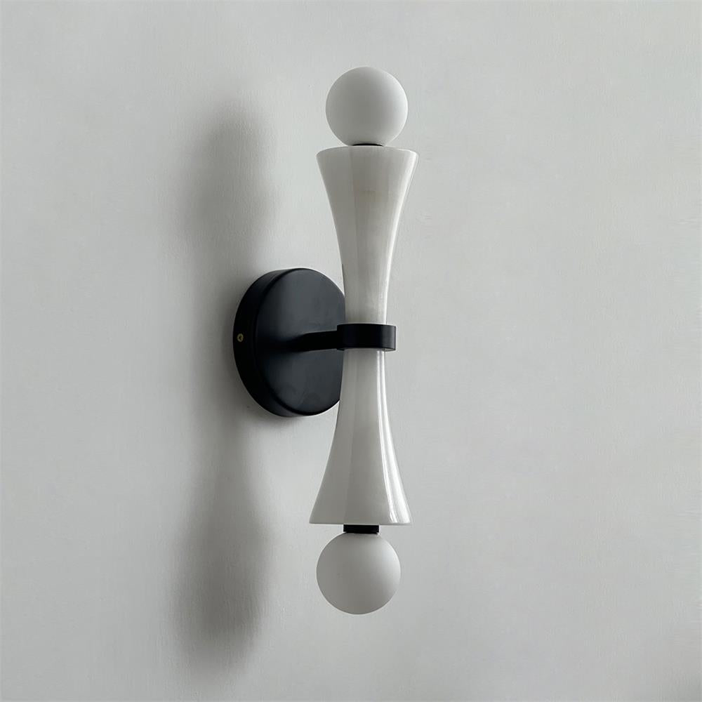 Katia Applique Murale Travertin Sablier - Neutralighting